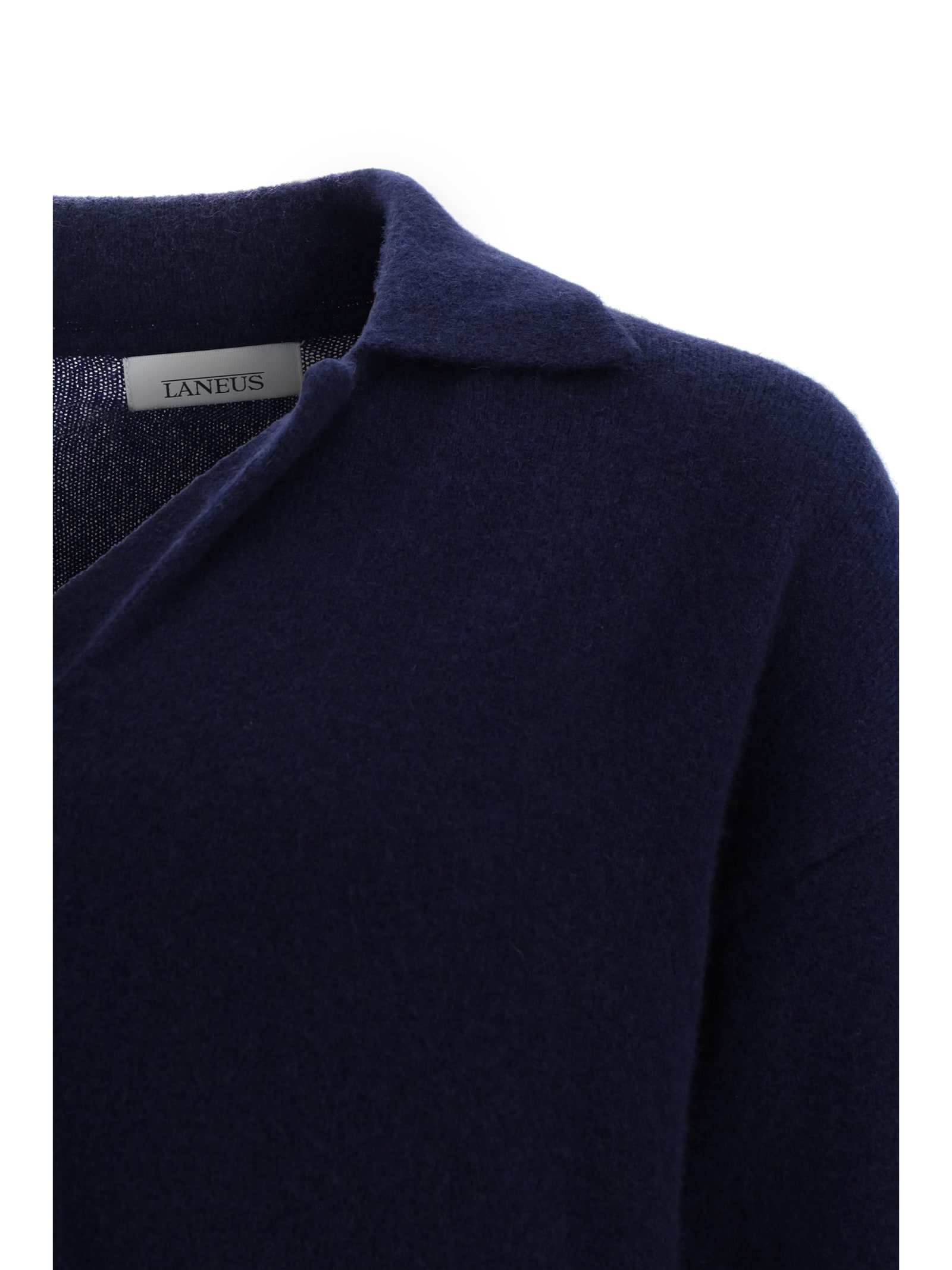Shop Laneus Sweater In Navy
