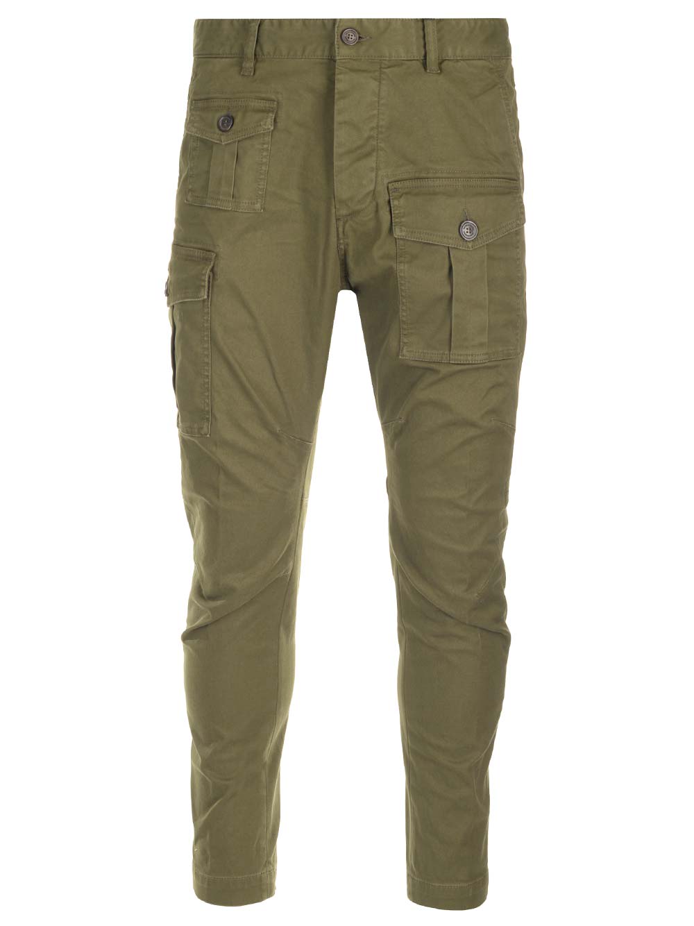 Shop Dsquared2 Sexy Khaki Cargo Pants In Rosa