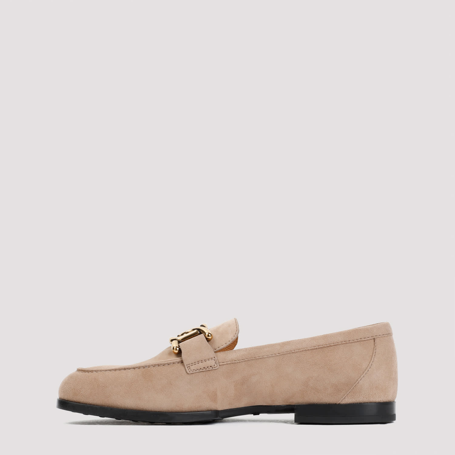 Shop Tod's Loafer Rubber Sole In Cappuccino