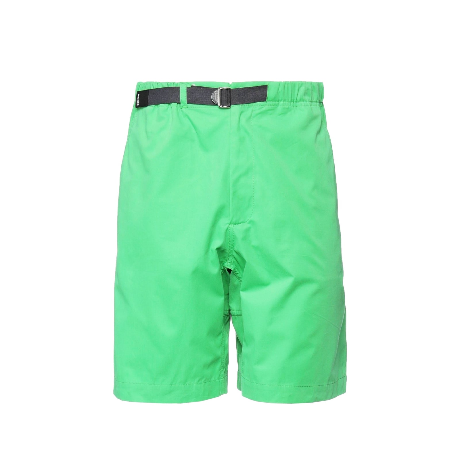 Shop Kenzo Cotton Shorts In Green