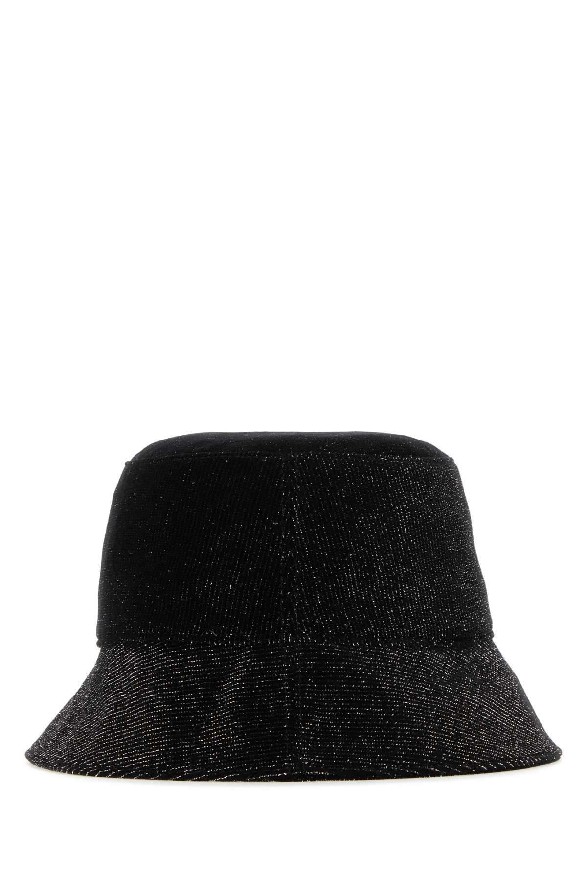 Helen Kaminski Black Velvet Florenze Bucket Hat In Blacksparkle