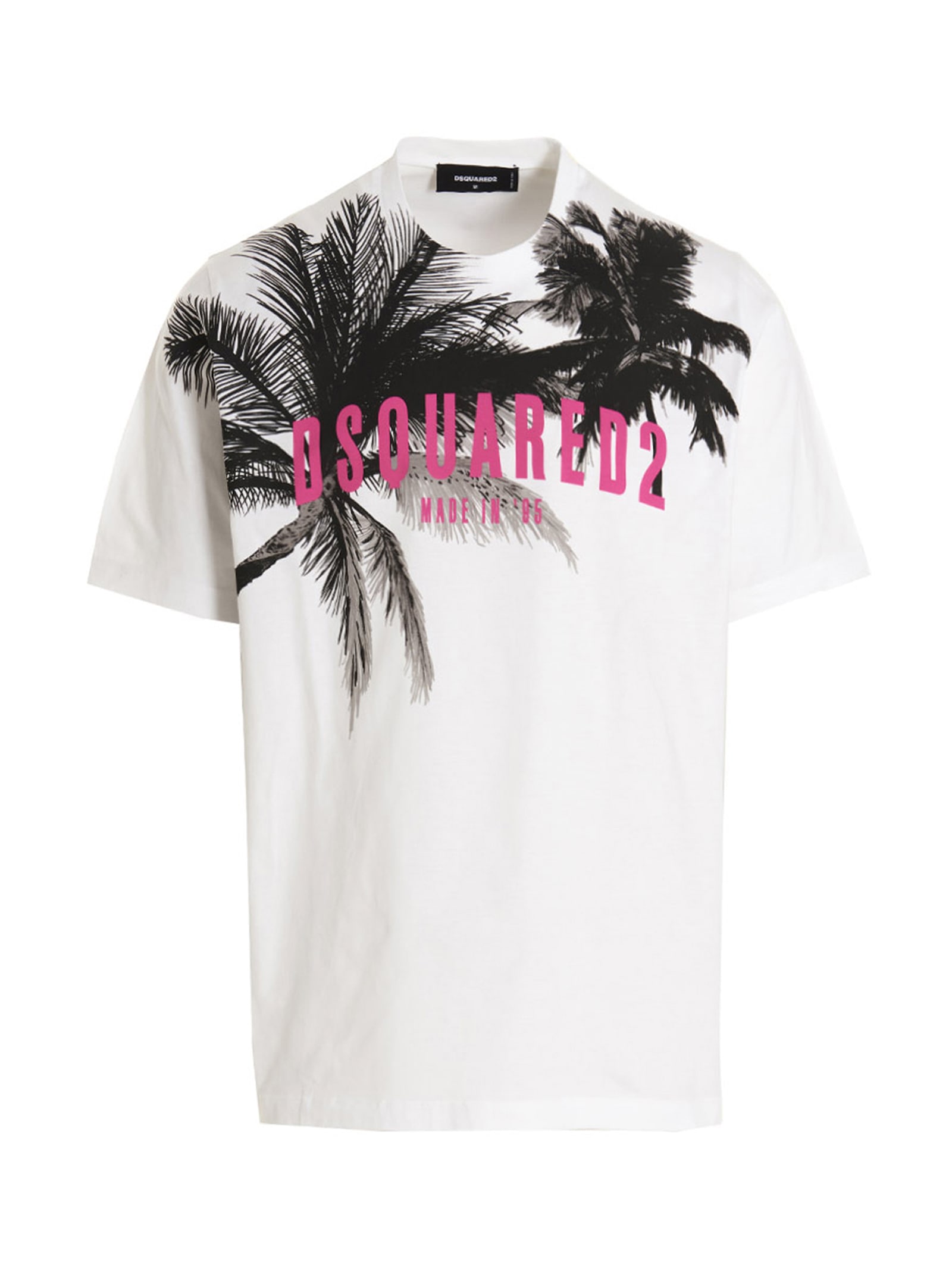 DSQUARED2 D2 PALM SLOUCH T-SHIRT