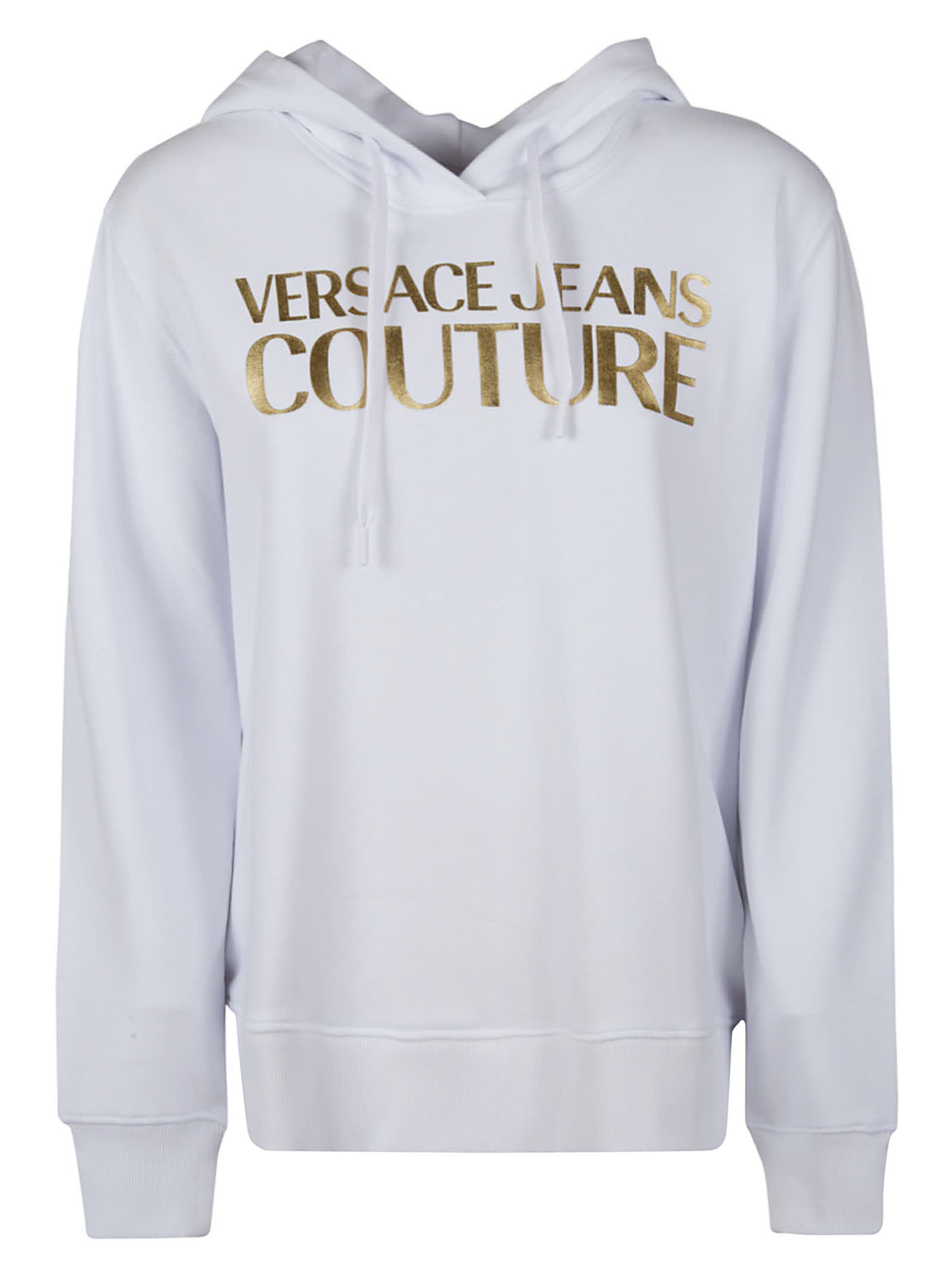 Versace Jeans Couture Couture Logo Print Hooded Sweatshirt