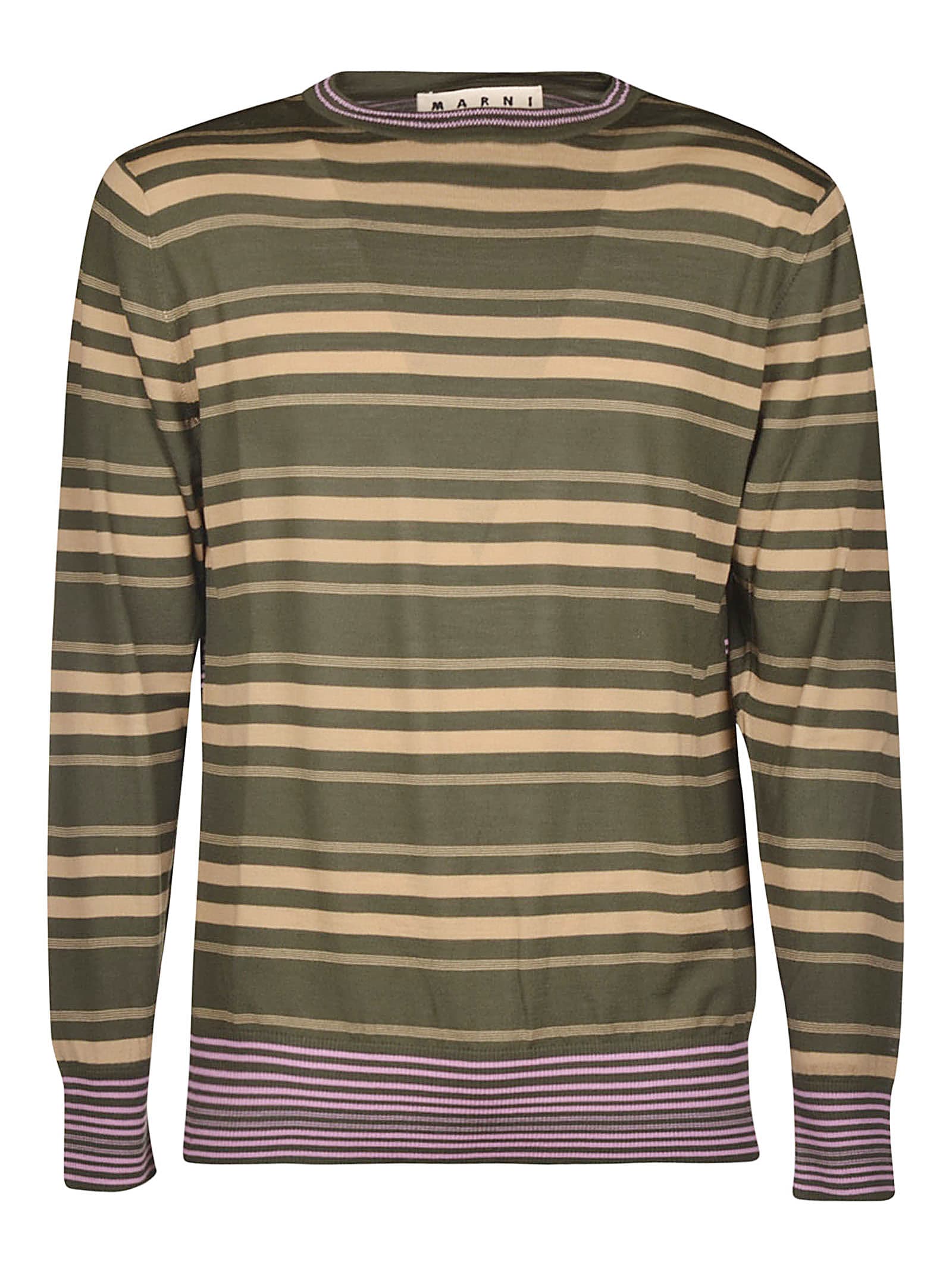 MARNI STRIPED JUMPER,11224113