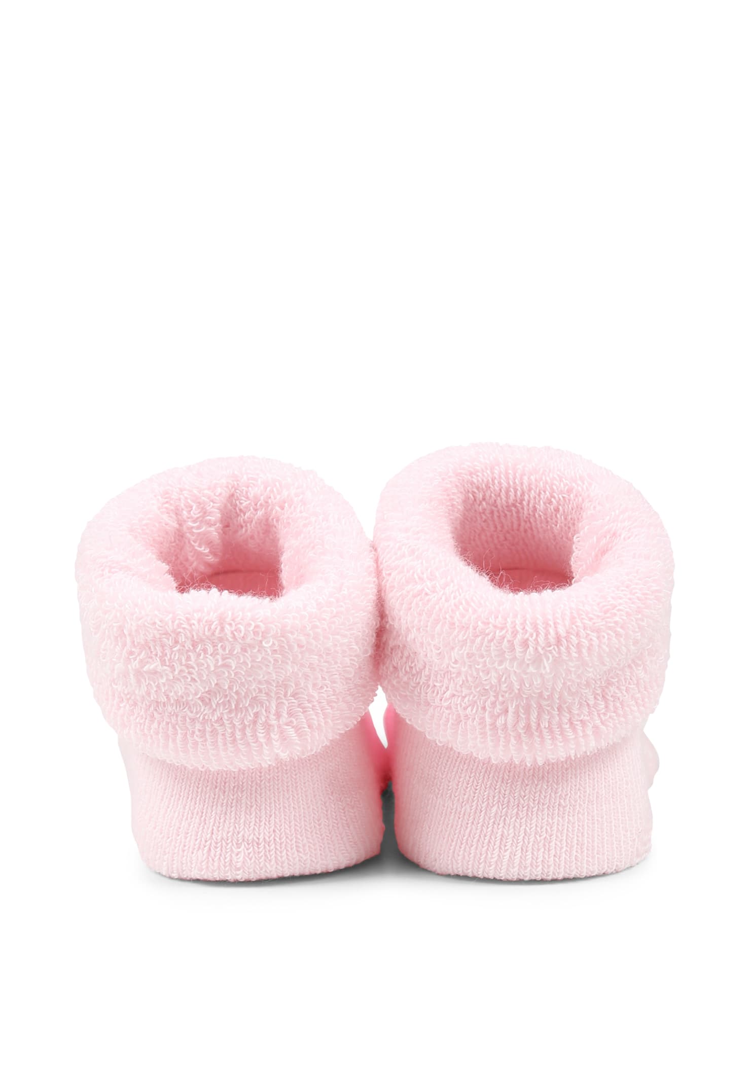 Billieblush Pink Slippers For Baby Girl With Bow In Pink