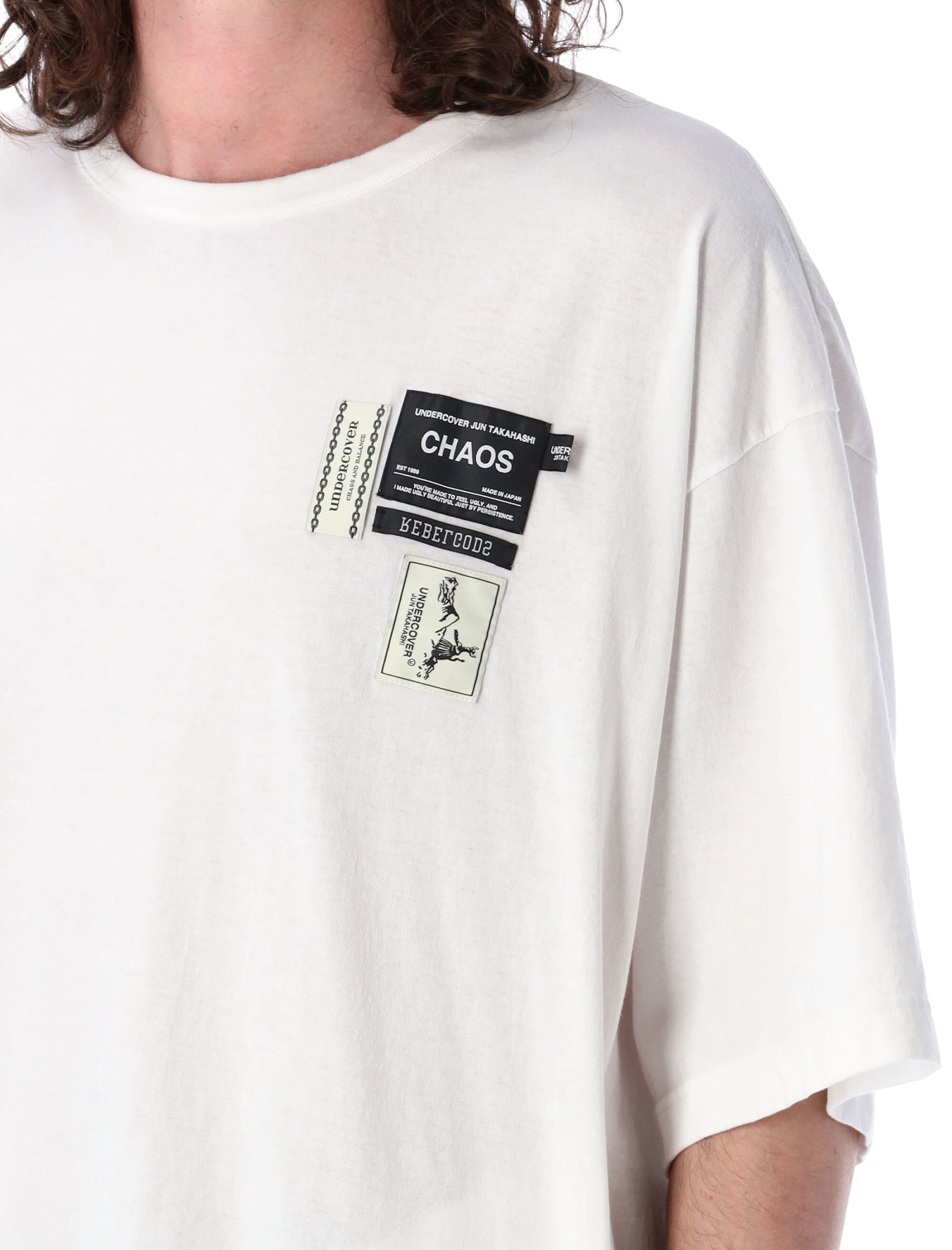 Shop Undercover Labels Tee In White