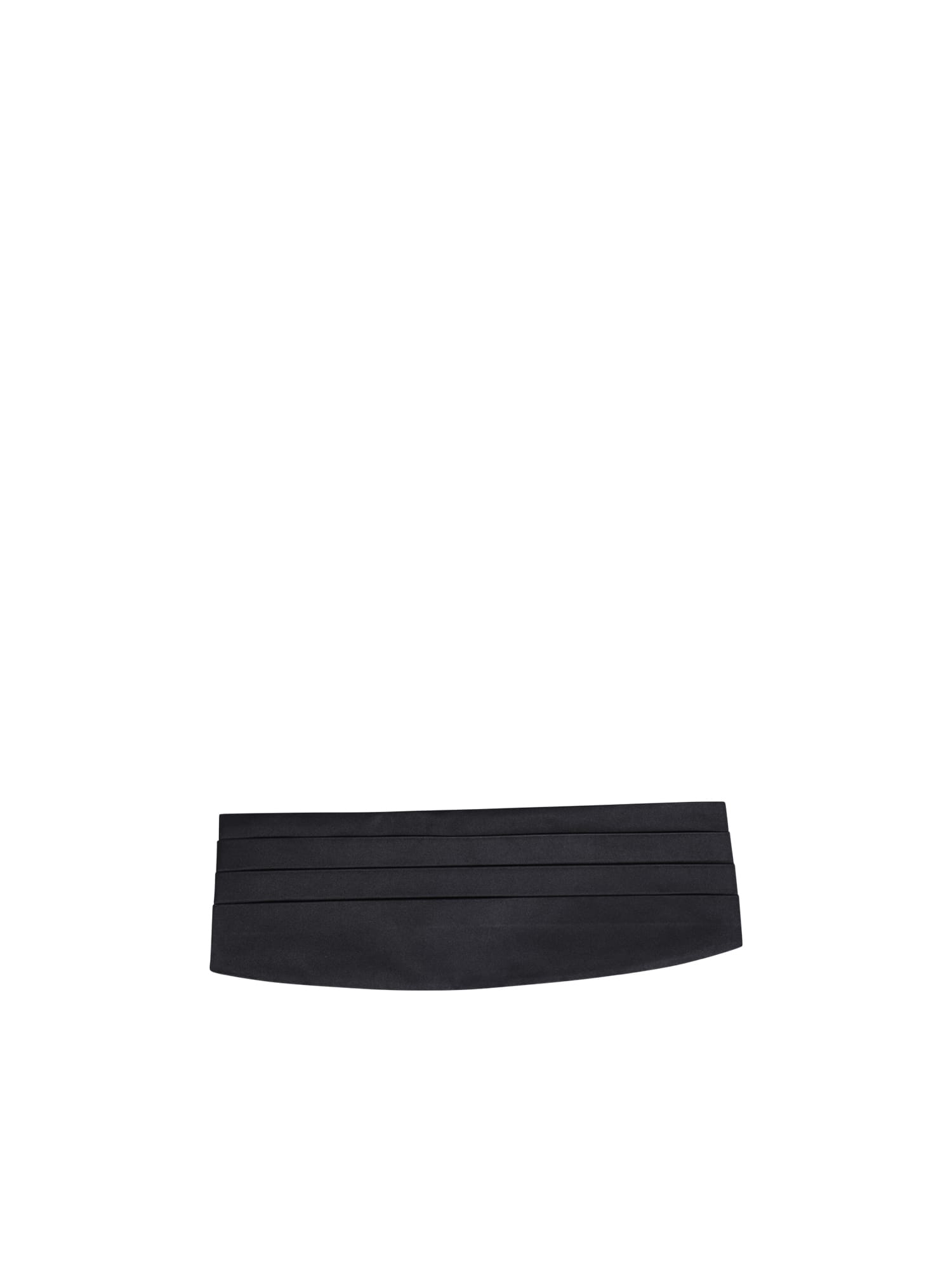 Shop Dolce & Gabbana Silk Black Cummerbund