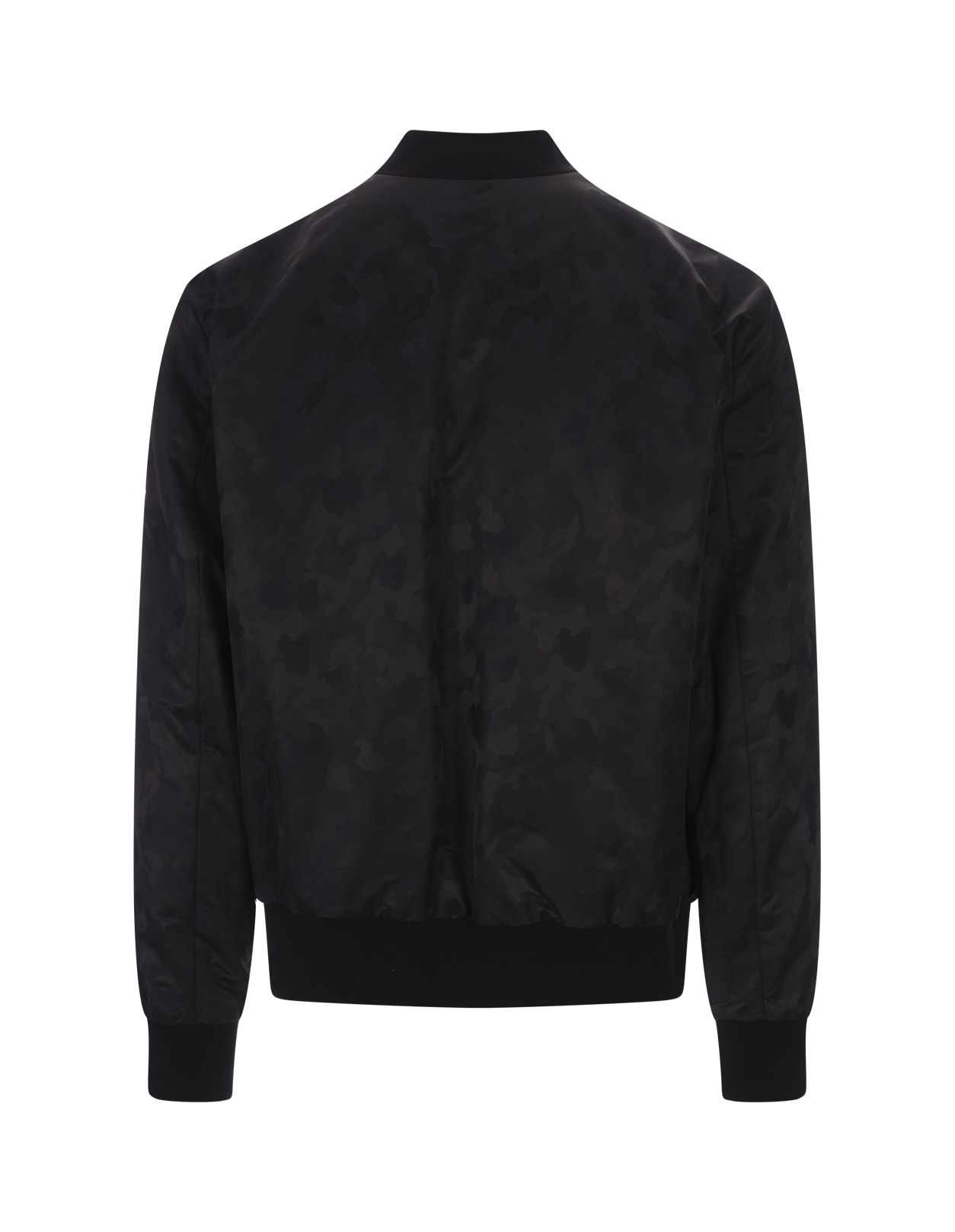 Shop Moncler Black Demonte Reversible Down Jacket