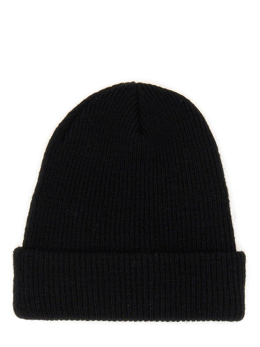 Shop Off-white Logo Embroidered Beanie In Black