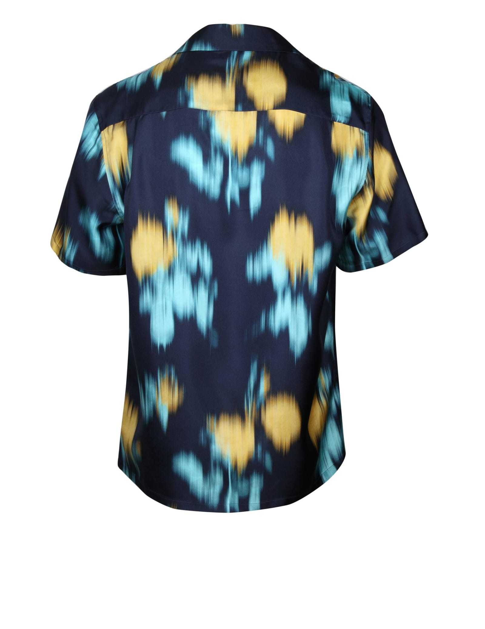 Shop Lanvin Silk Shirt With Bowling Print In Thunder