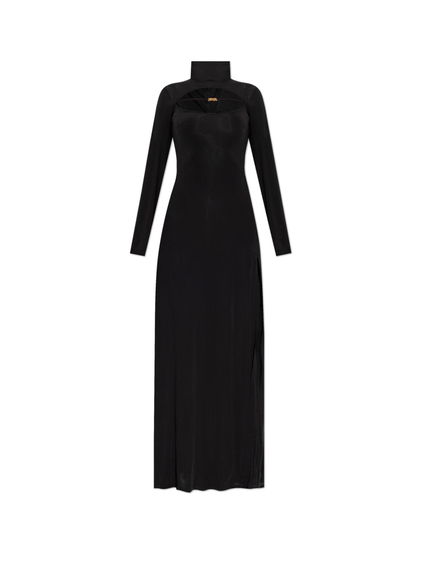 Shop Versace Jeans Couture Dress In Black