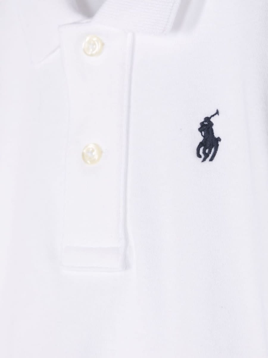 Shop Ralph Lauren Boy Polo-tops-knit In White