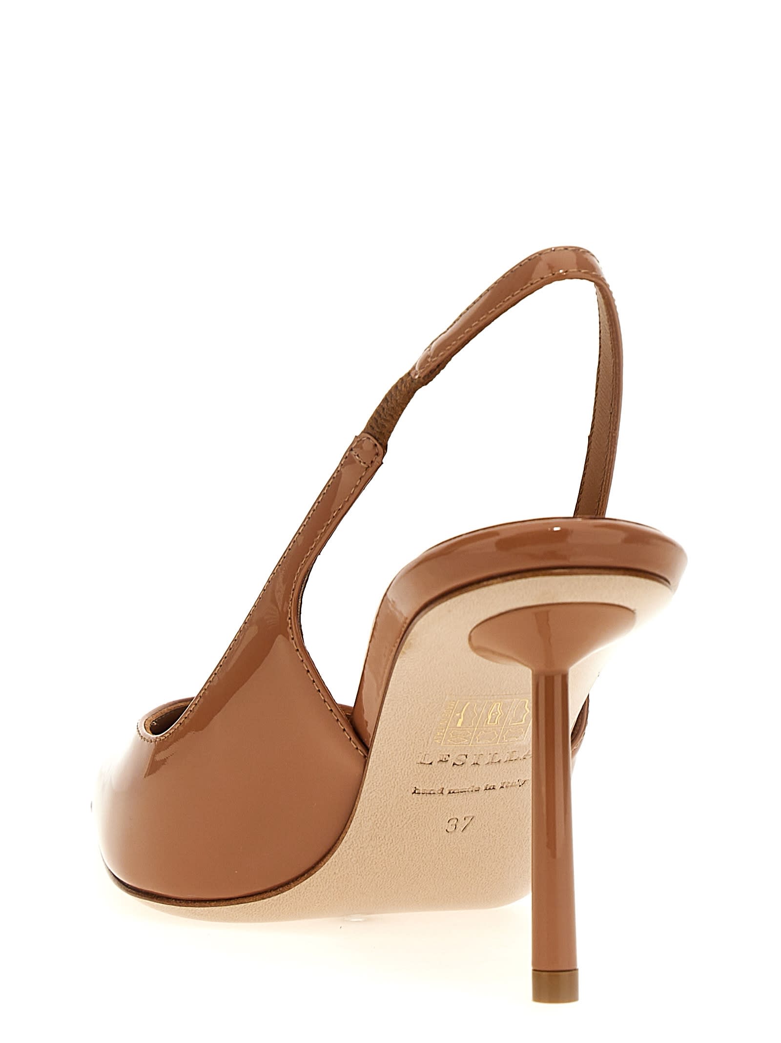 Shop Le Silla Bella Slingback In Brown