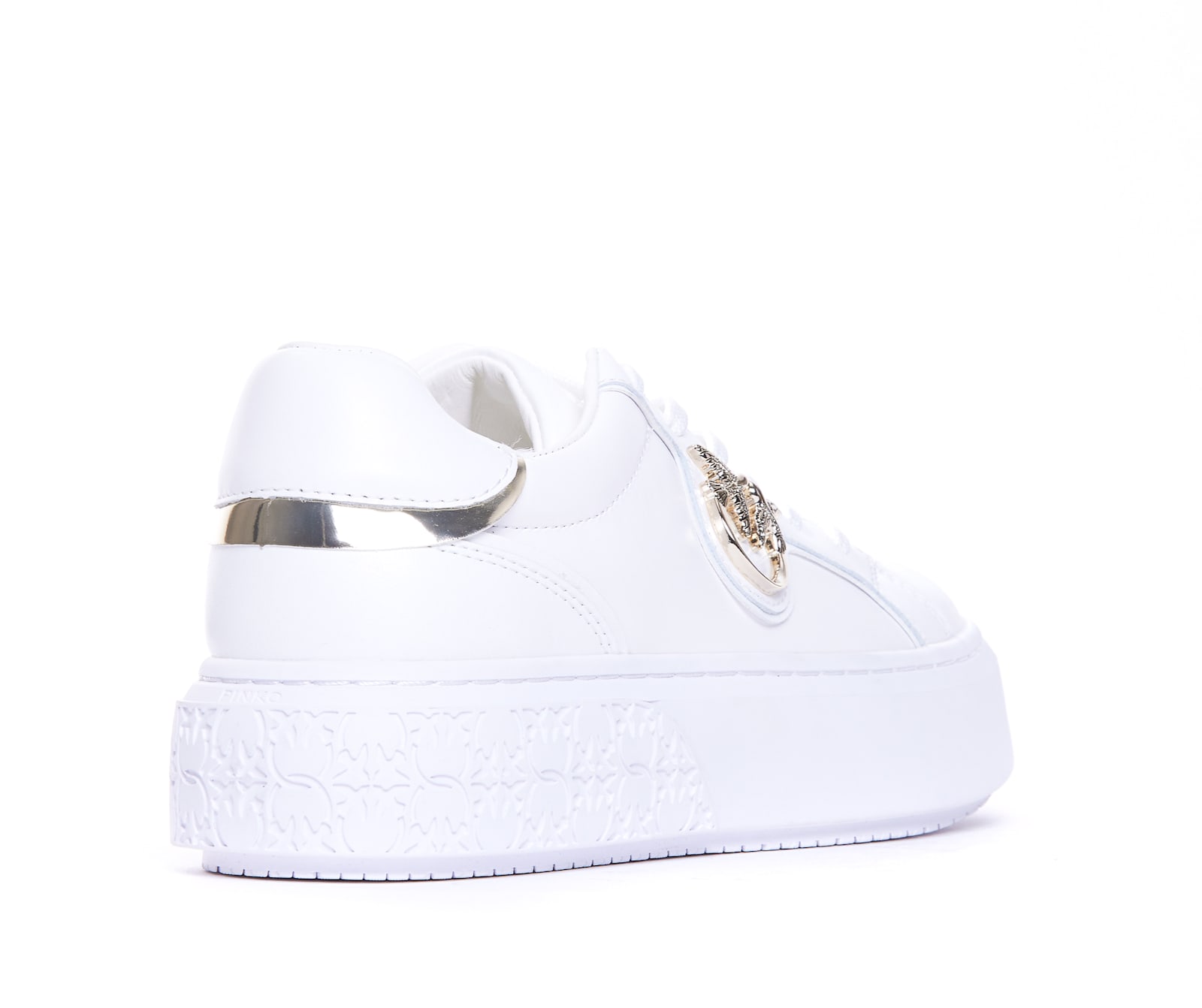 Shop Pinko Yoko Sneakers In White