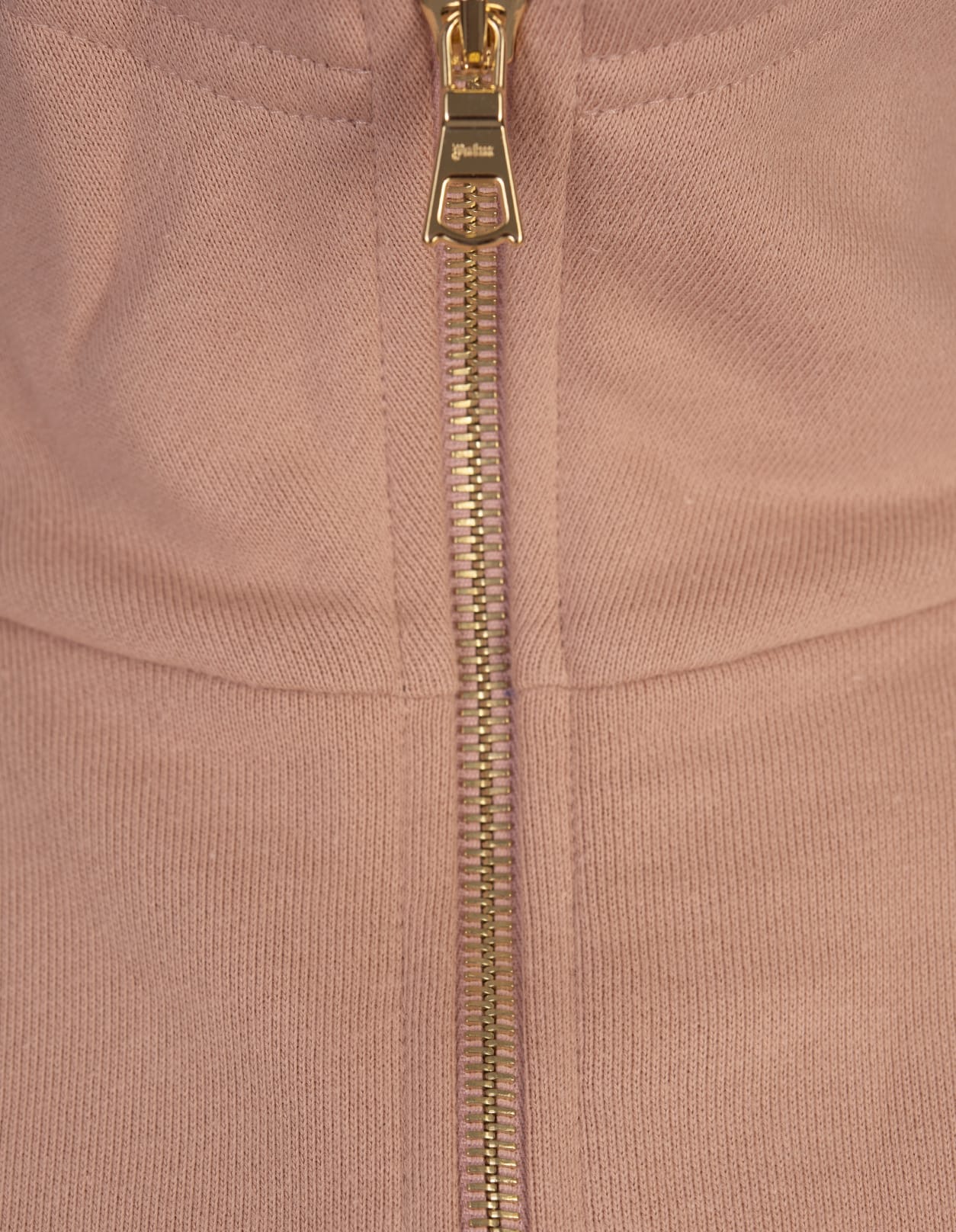 Shop Palm Angels Pink Crop Hoodie With Logo Band