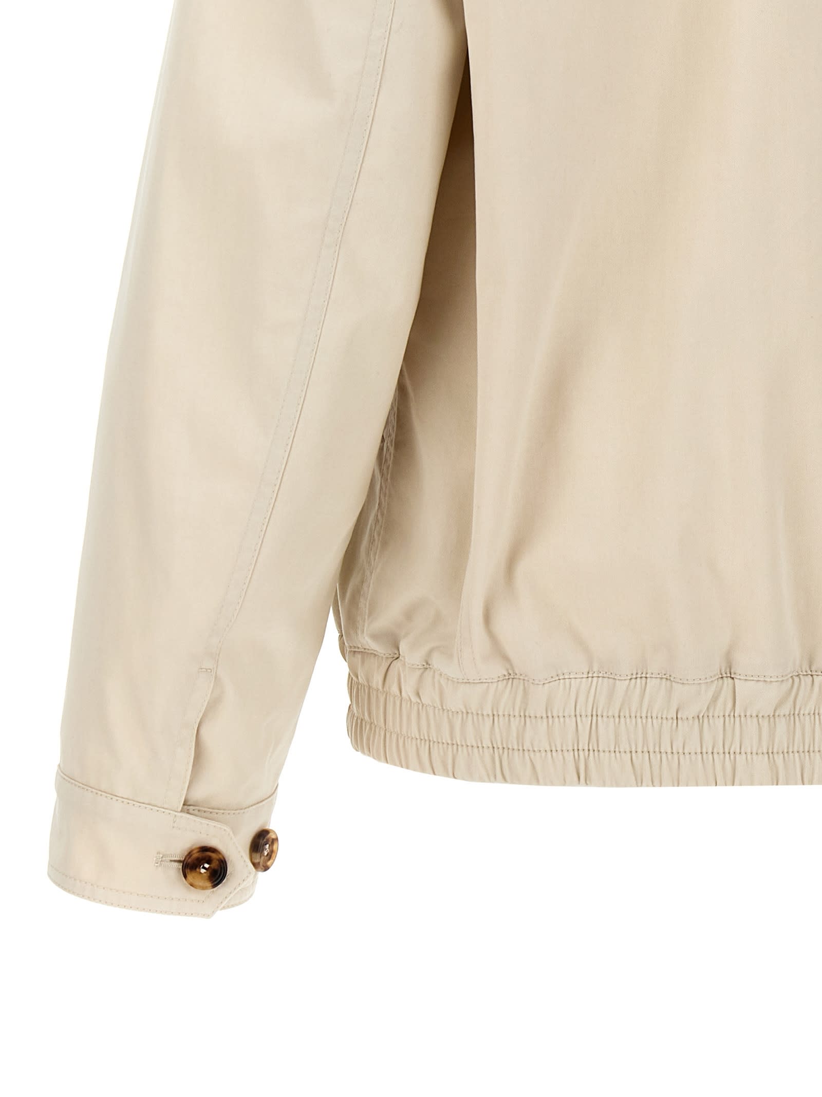 Shop Brunello Cucinelli Water Repellent Jacket In White