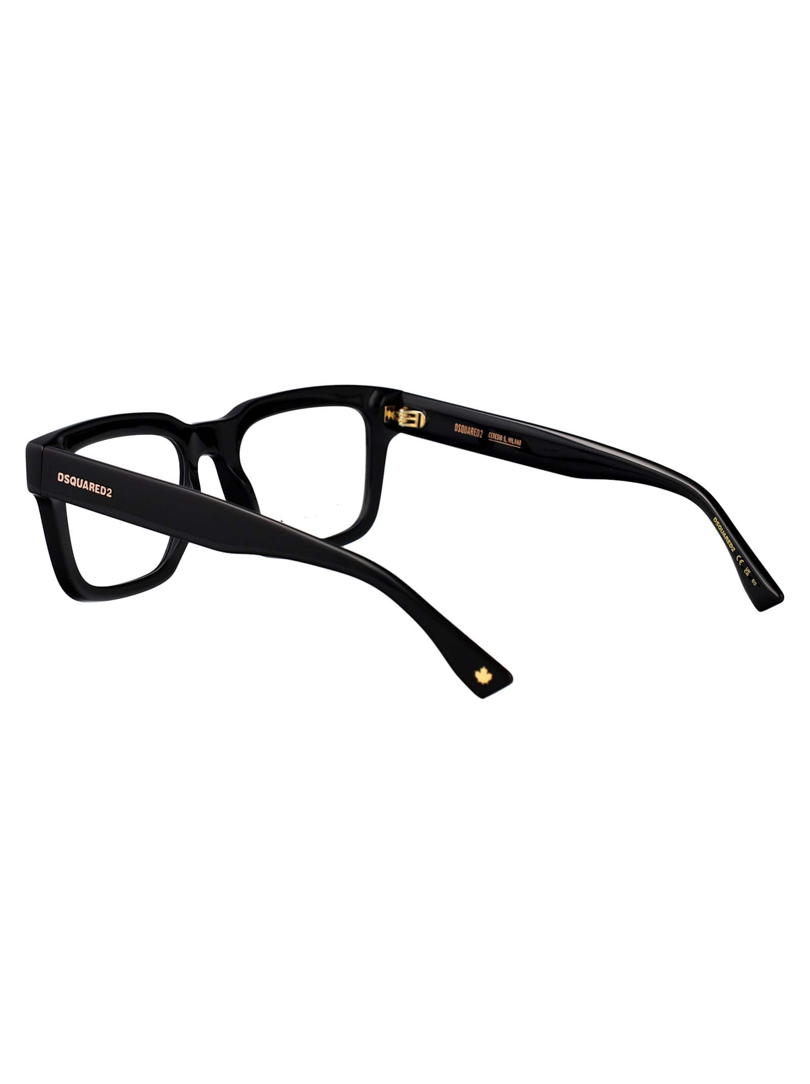 Dsquared2 Icon Square-frame Glasses In Black
