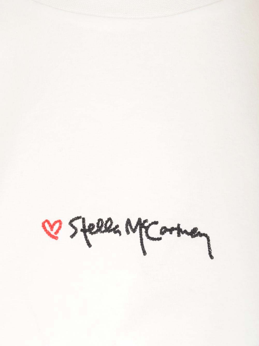 Shop Stella Mccartney Signature T-shirt In White