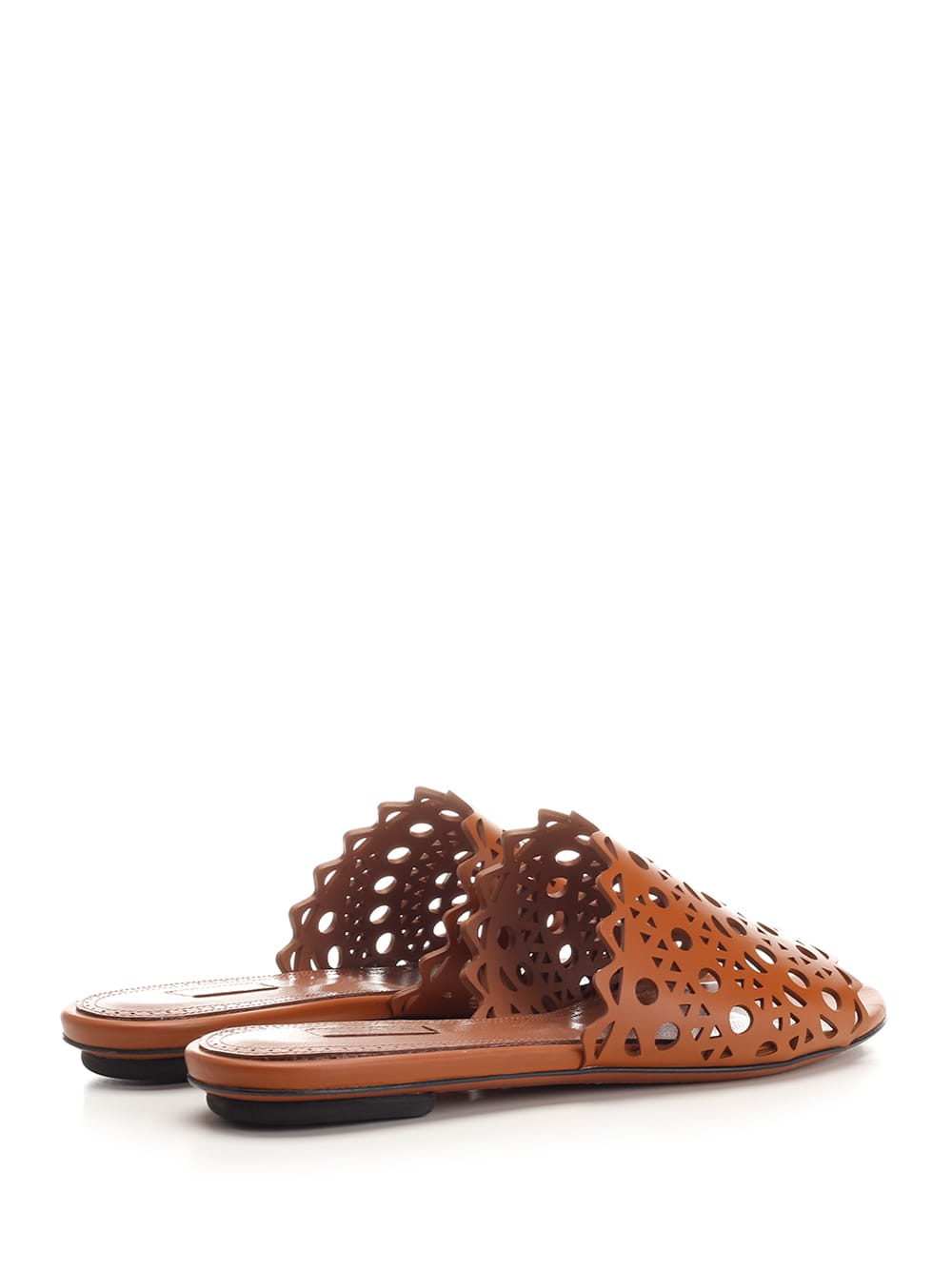 Shop Alaïa Aa3m047ck001 713 In Brown