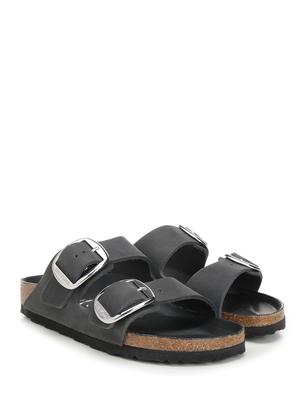 Birkenstock Arizona Big Buckle Slip-on Sandals In Black