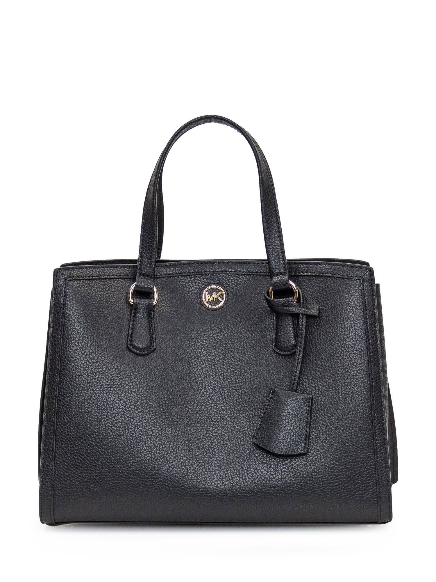 Michael Kors Chantal Medium Pebbled Leather Satchel