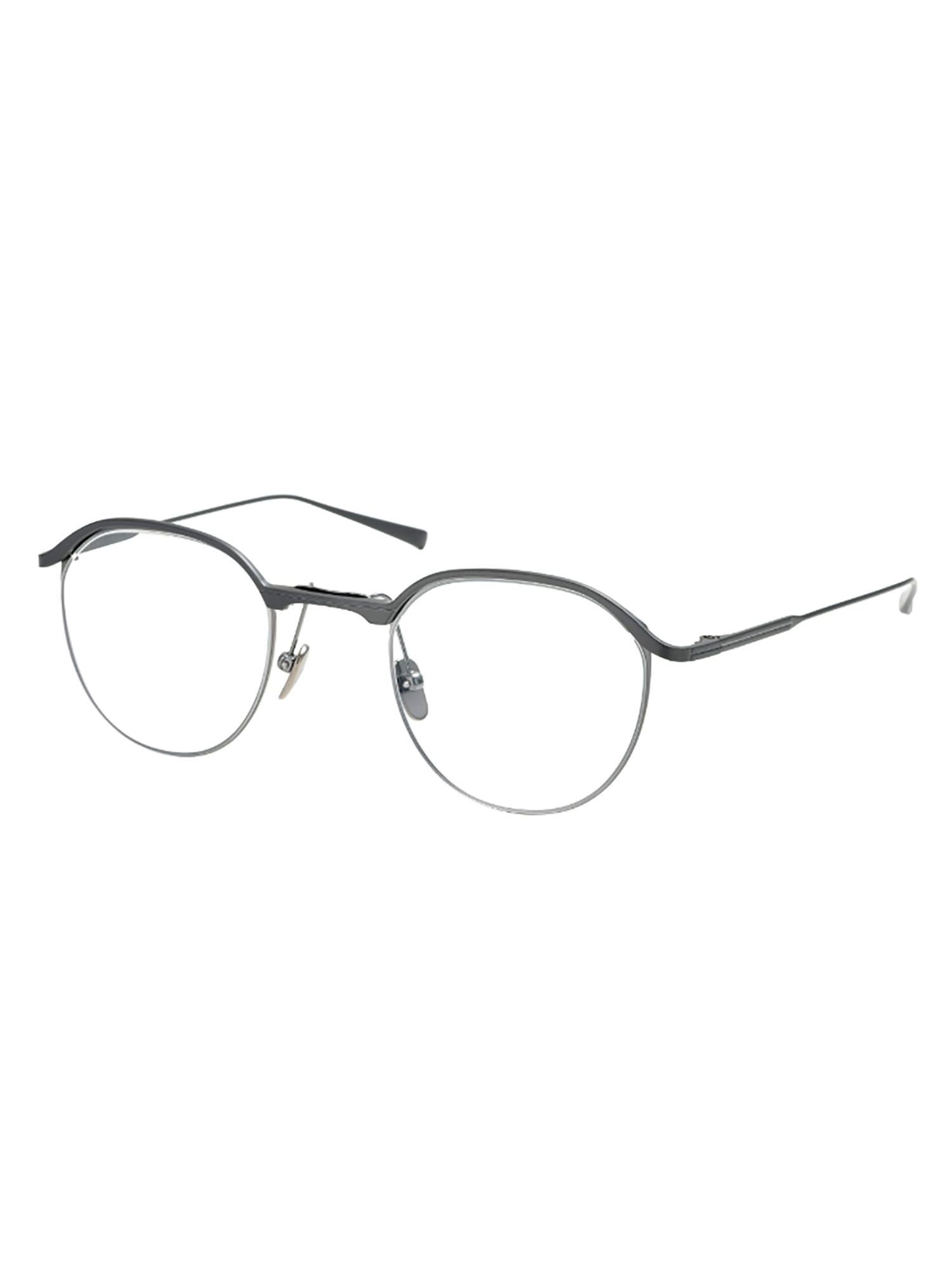 Masunaga Stratus Eyewear In Black/grey