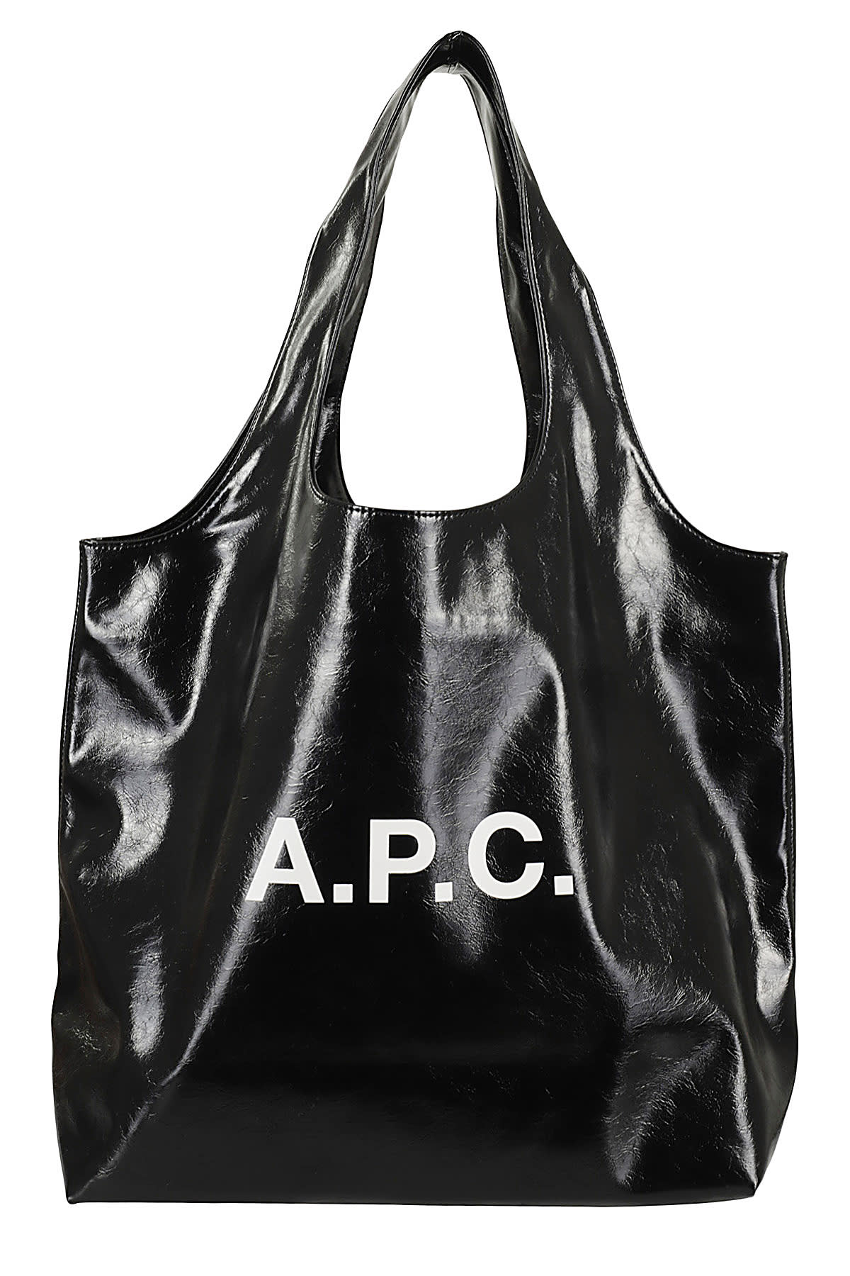 Shop Apc Tote Ninon In Lzz Black