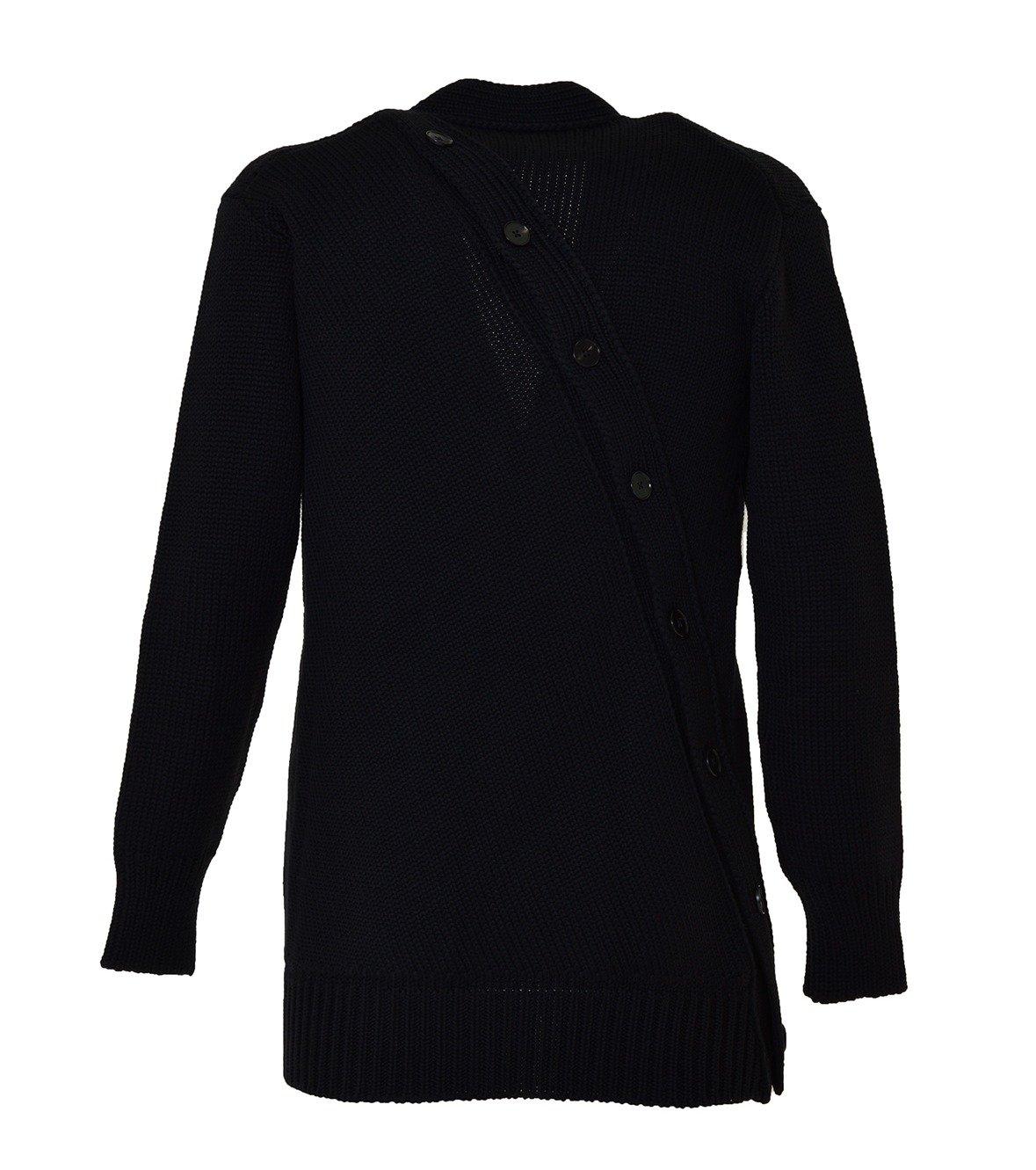 Shop Jil Sander V-neck Knit Cardigan In Nero