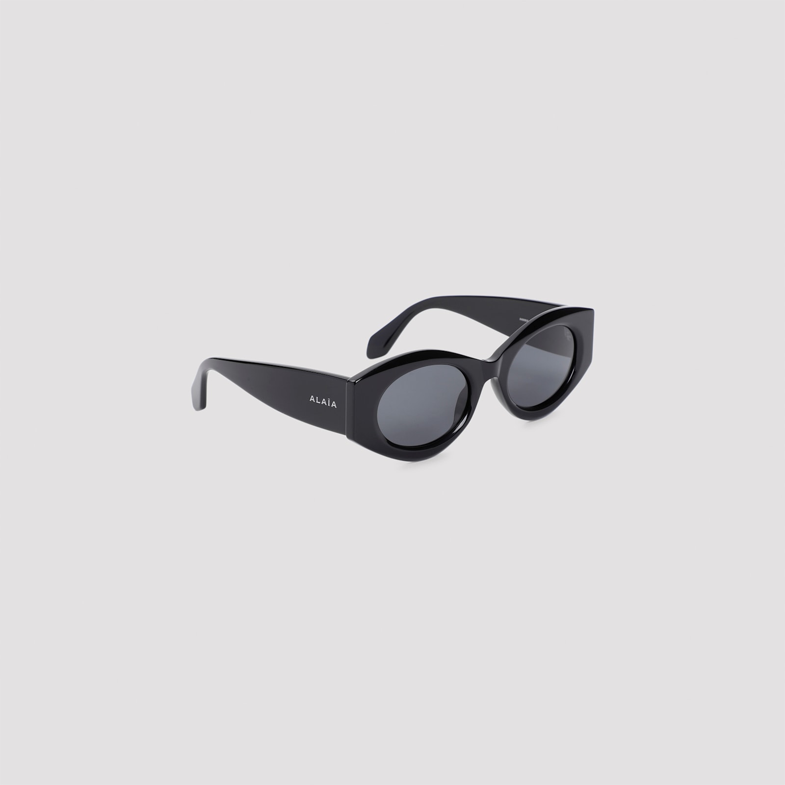 Shop Alaïa Alaia Acetate Sunglasses In Black