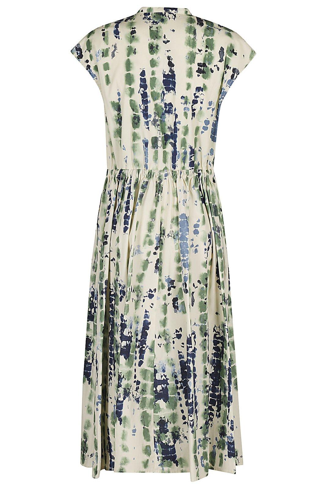 Shop Woolrich All-over Motif Printed Midi Dress