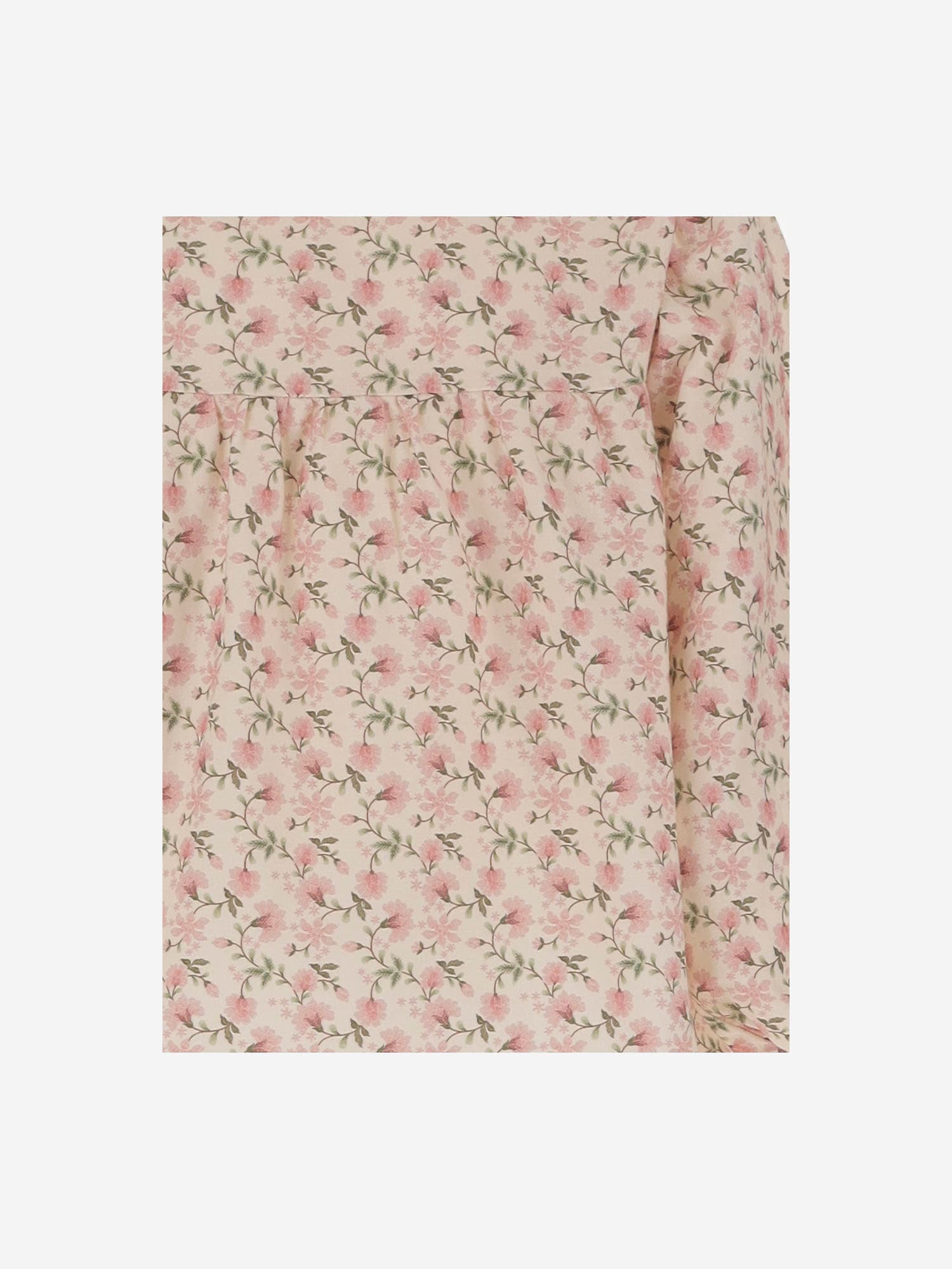 Babe &amp; Tess Cotton Dress With Floral Pattern In Red
