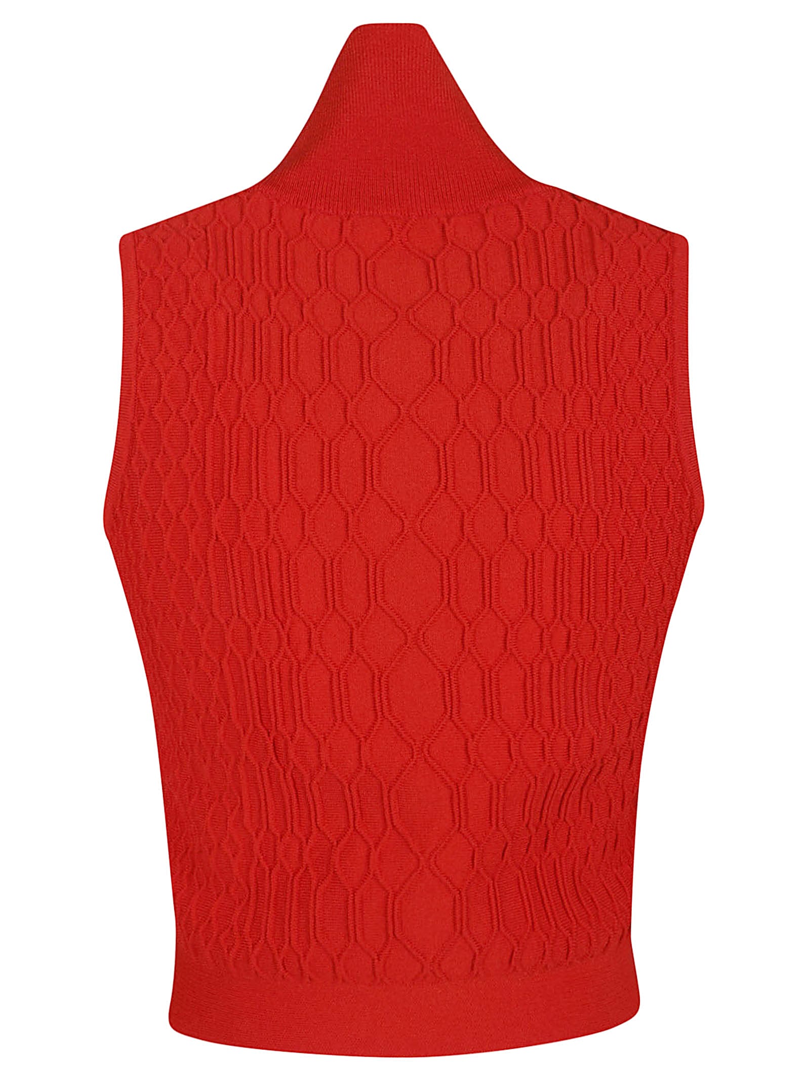 Balmain Cropped Sleeveless T In Black