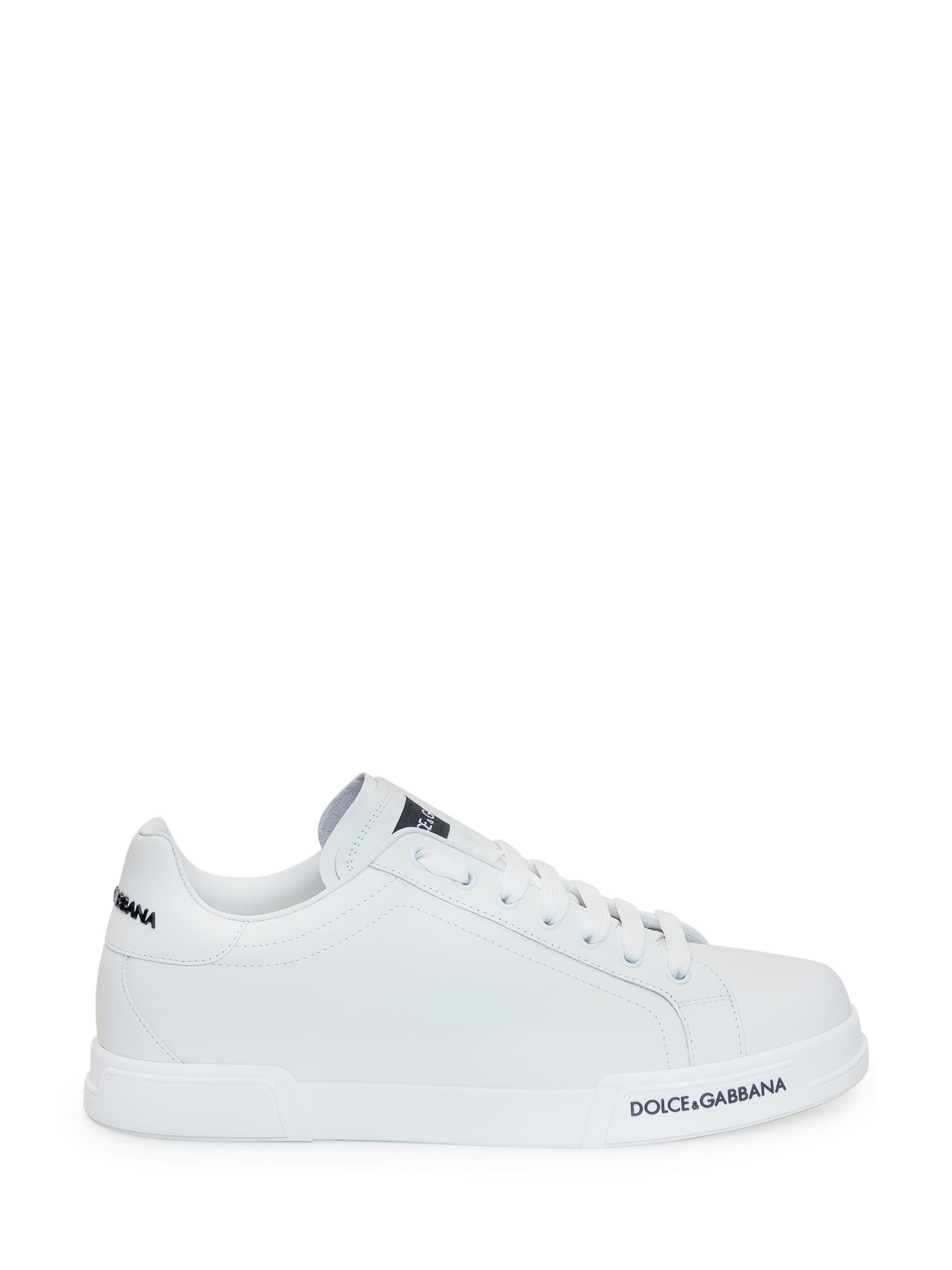 Shop Dolce & Gabbana Portofino Sneakers In White