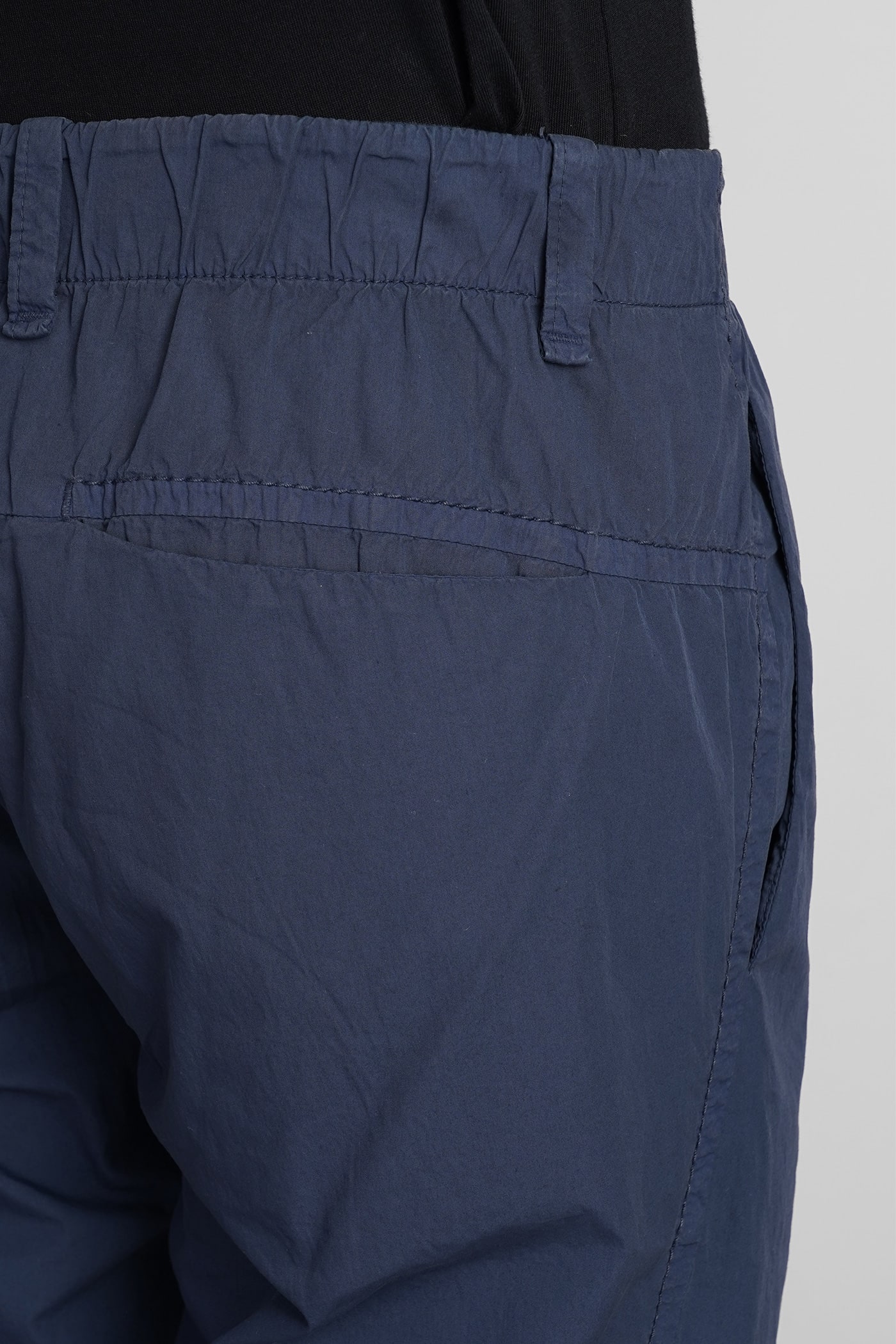 Shop Transit Pants In Blue Cotton