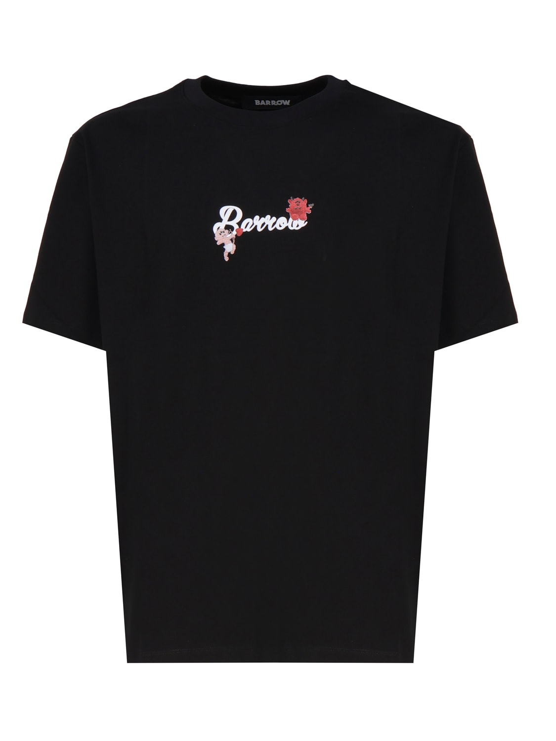 Shop Barrow T-shirt With Print In Black