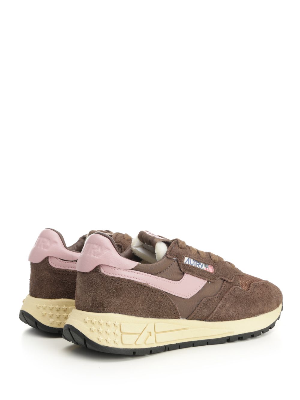 Autry Multicolor Fabric And Suede Reelwind Sneakers