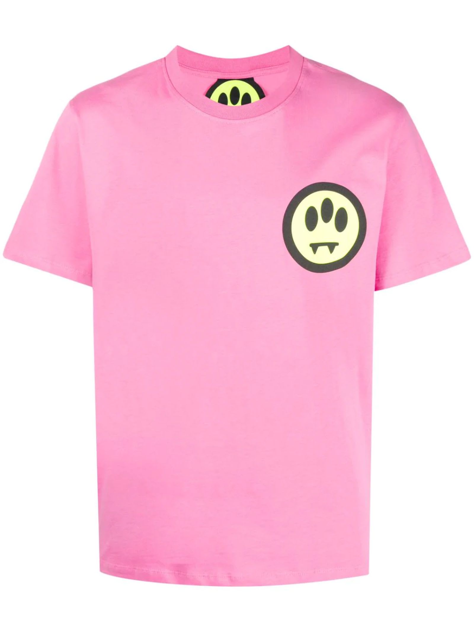 Barrow Pink Cotton T-shirt