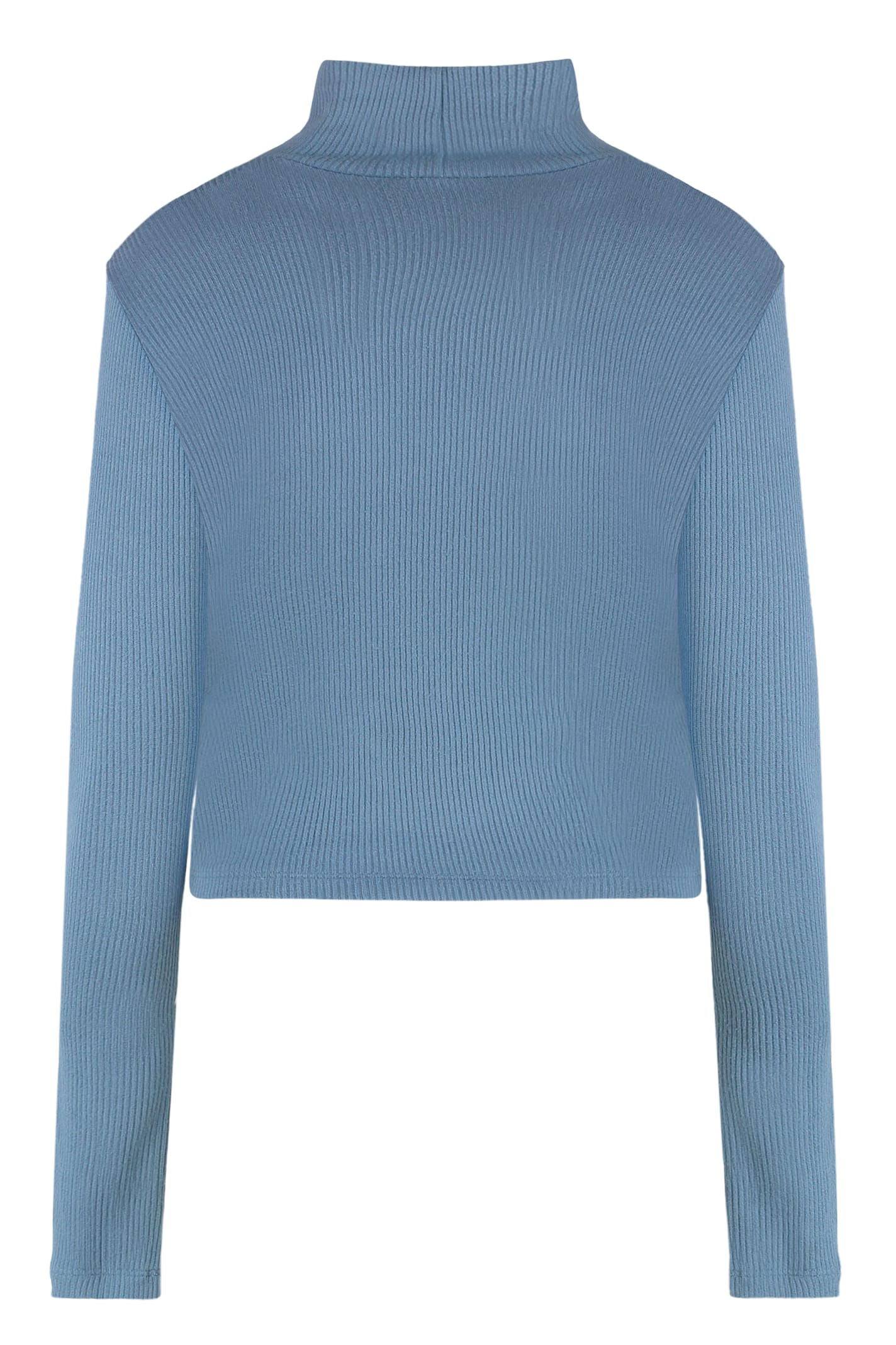 Shop Sablyn Hailey Turtleneck Sweater In Light Blue