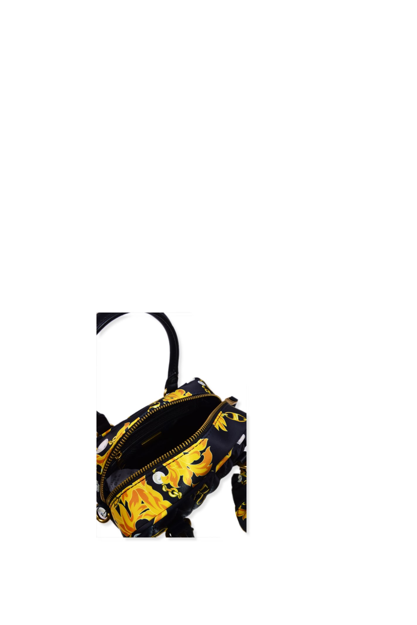 Versace Jeans Couture Baroque-print Zip-up Tote Bag