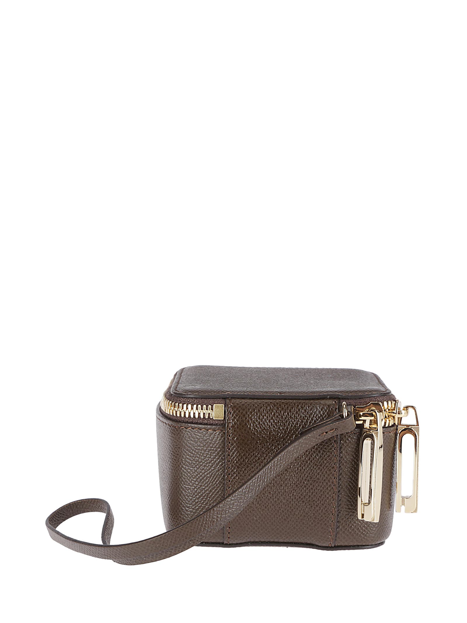 Shop Victoria Beckham Vanity Micro In Khaki