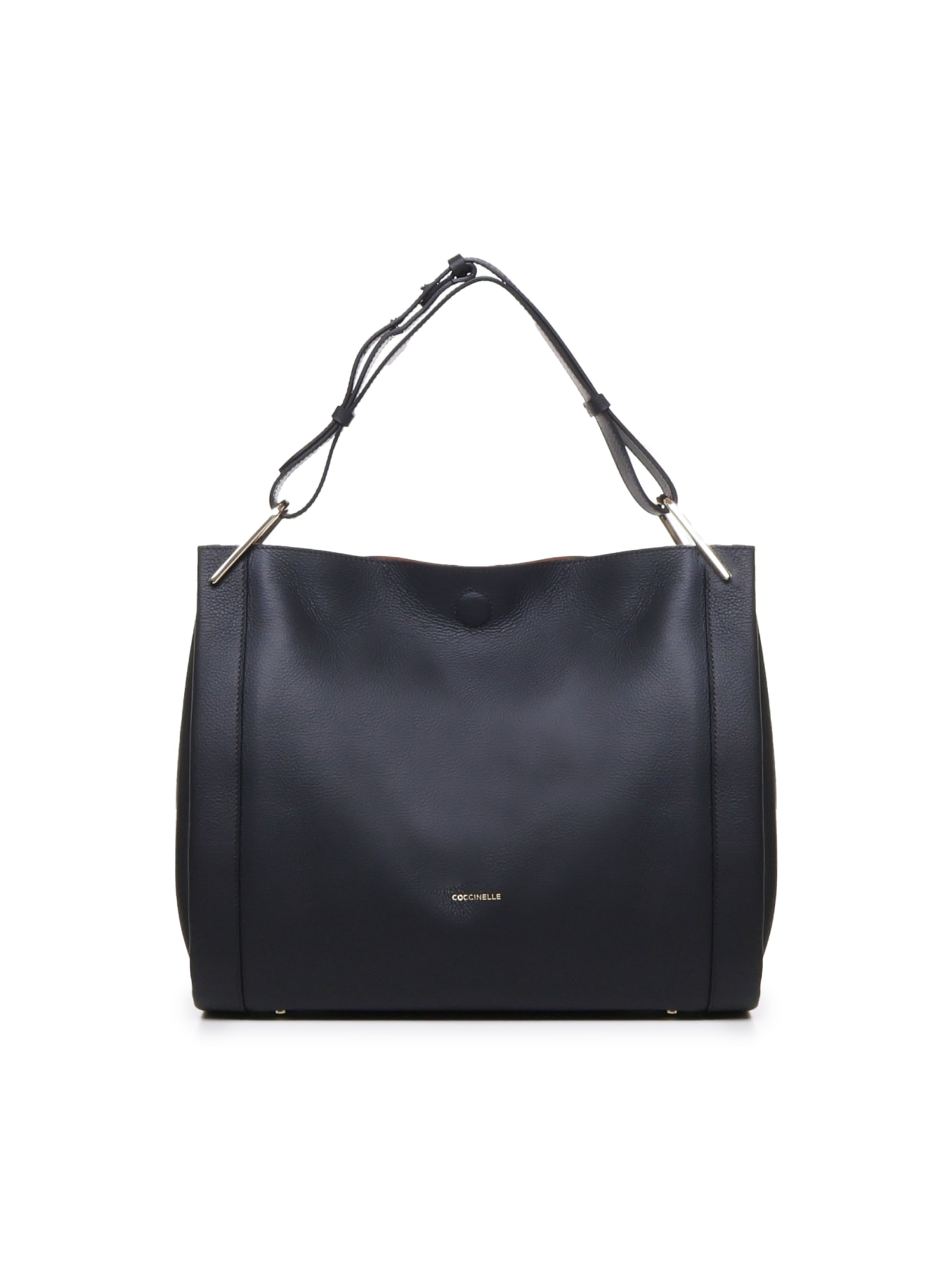 Shop Coccinelle Tote Bag Wallace In Black