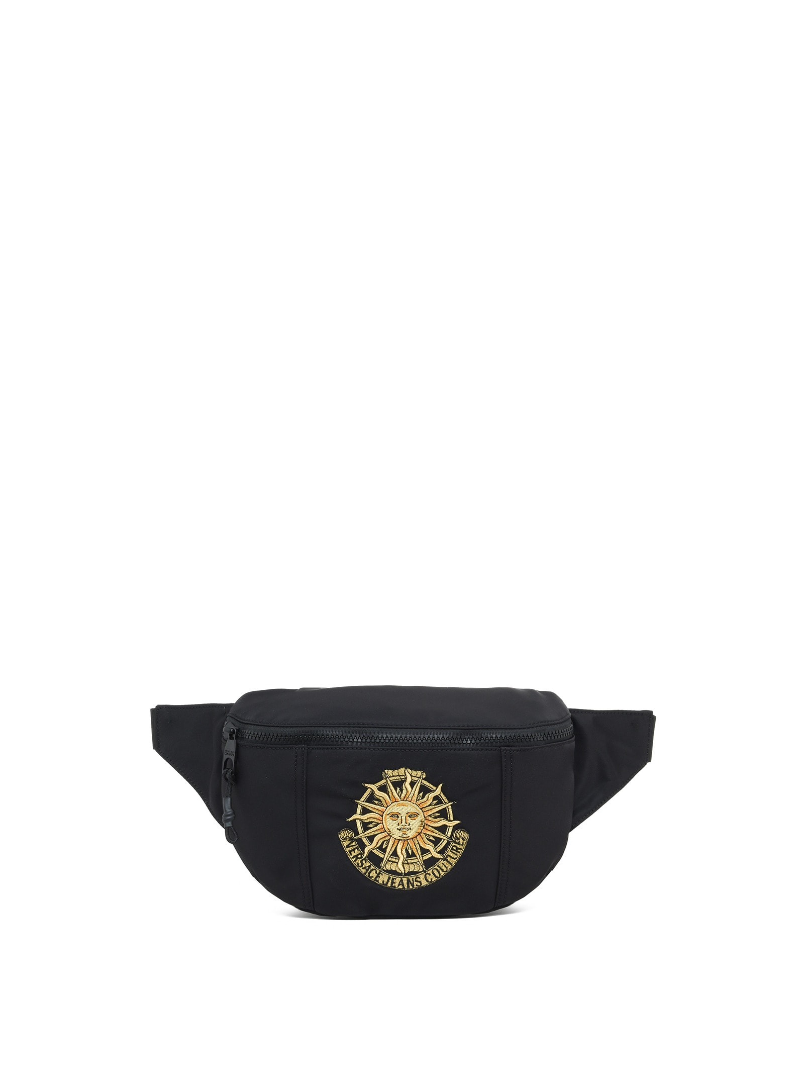 Sling Bag With Embroidered Logo Detail