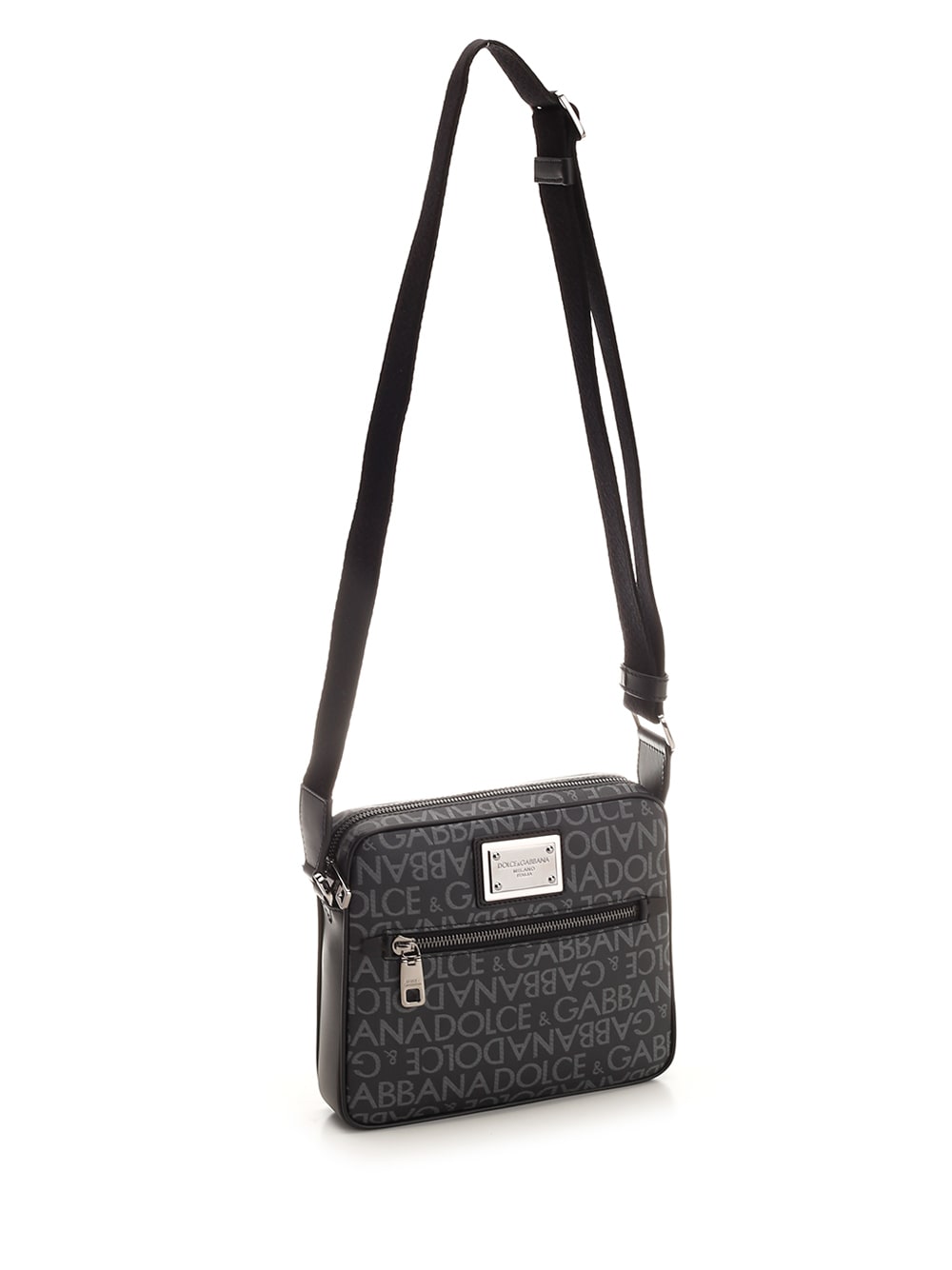 Shop Dolce & Gabbana Small Messenger Bag In Nero