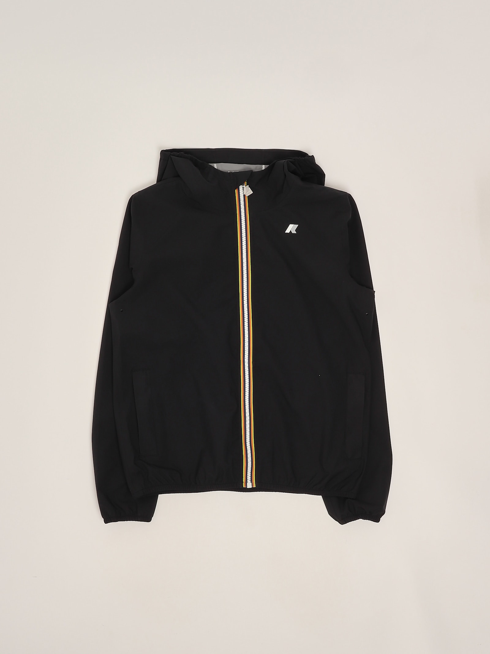 K-way Jack Stretch Dot Jacket In Black