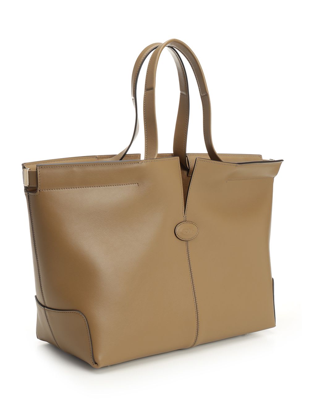 Tod's Folio Shopping Bag In Brown