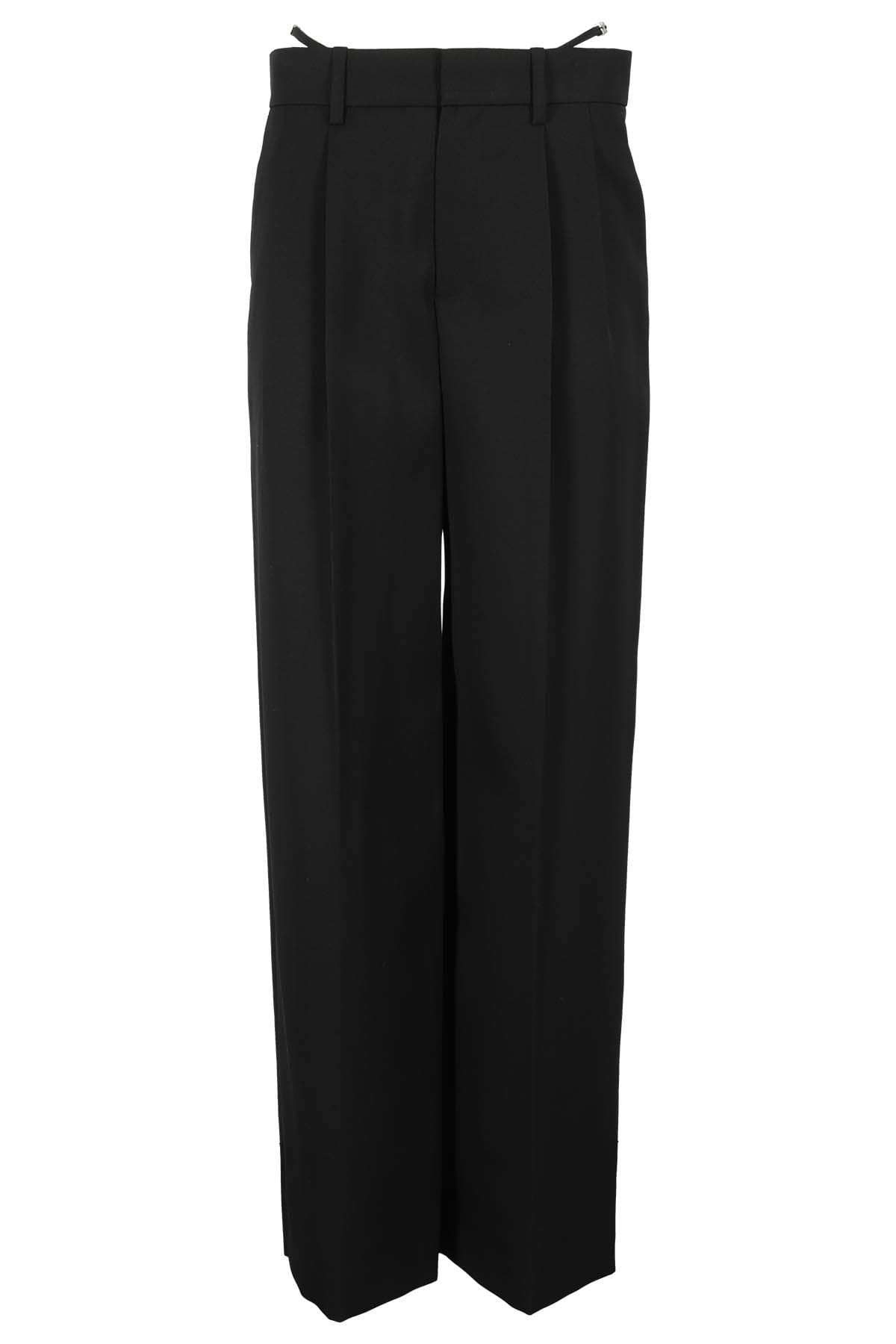 Alexander Wang Low Waisted G-string Trouser With Crystal Trim In Black