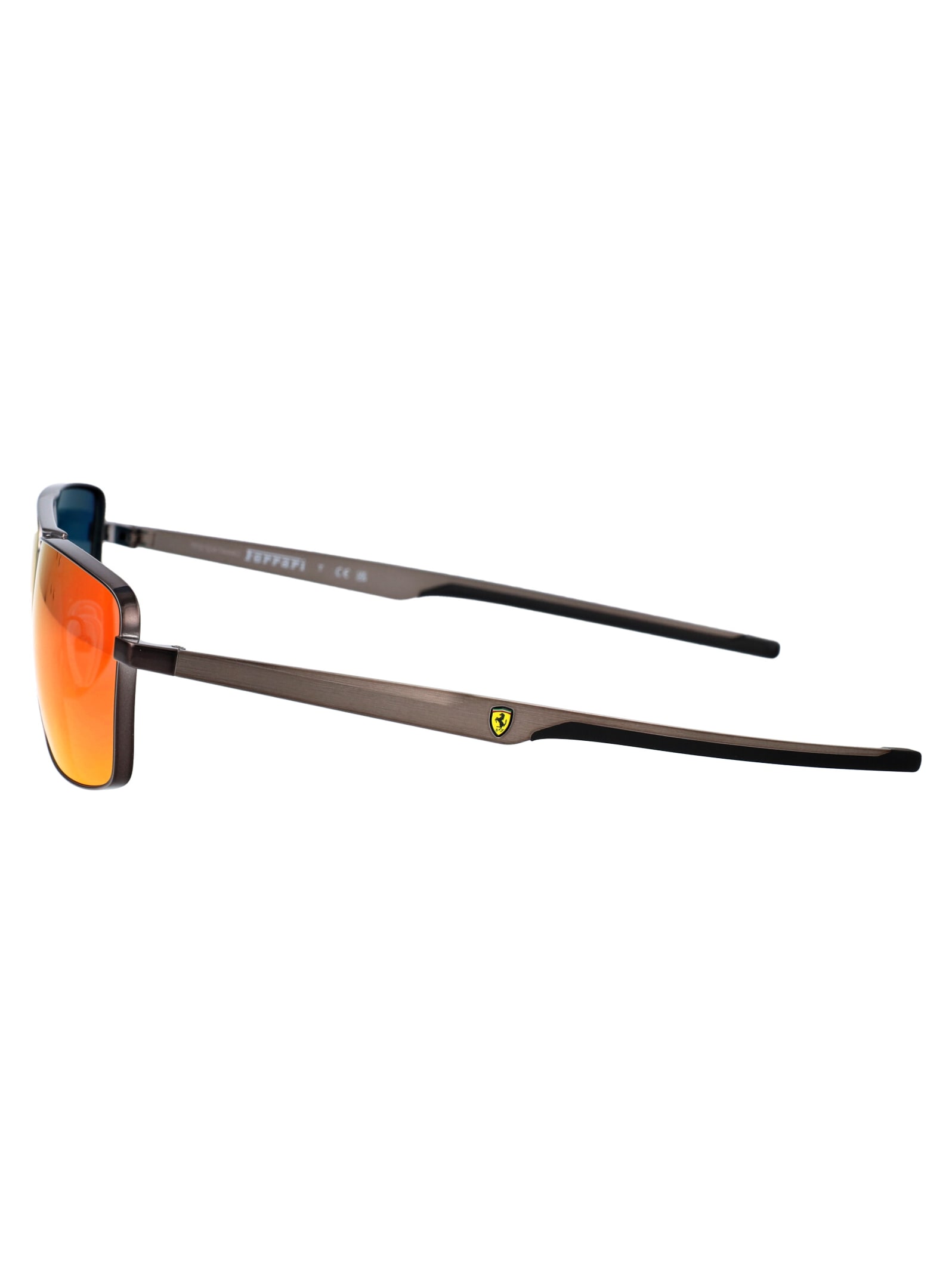 Ferrari 0fz5001 Sunglasses In 109/6q Dark Gunmetal