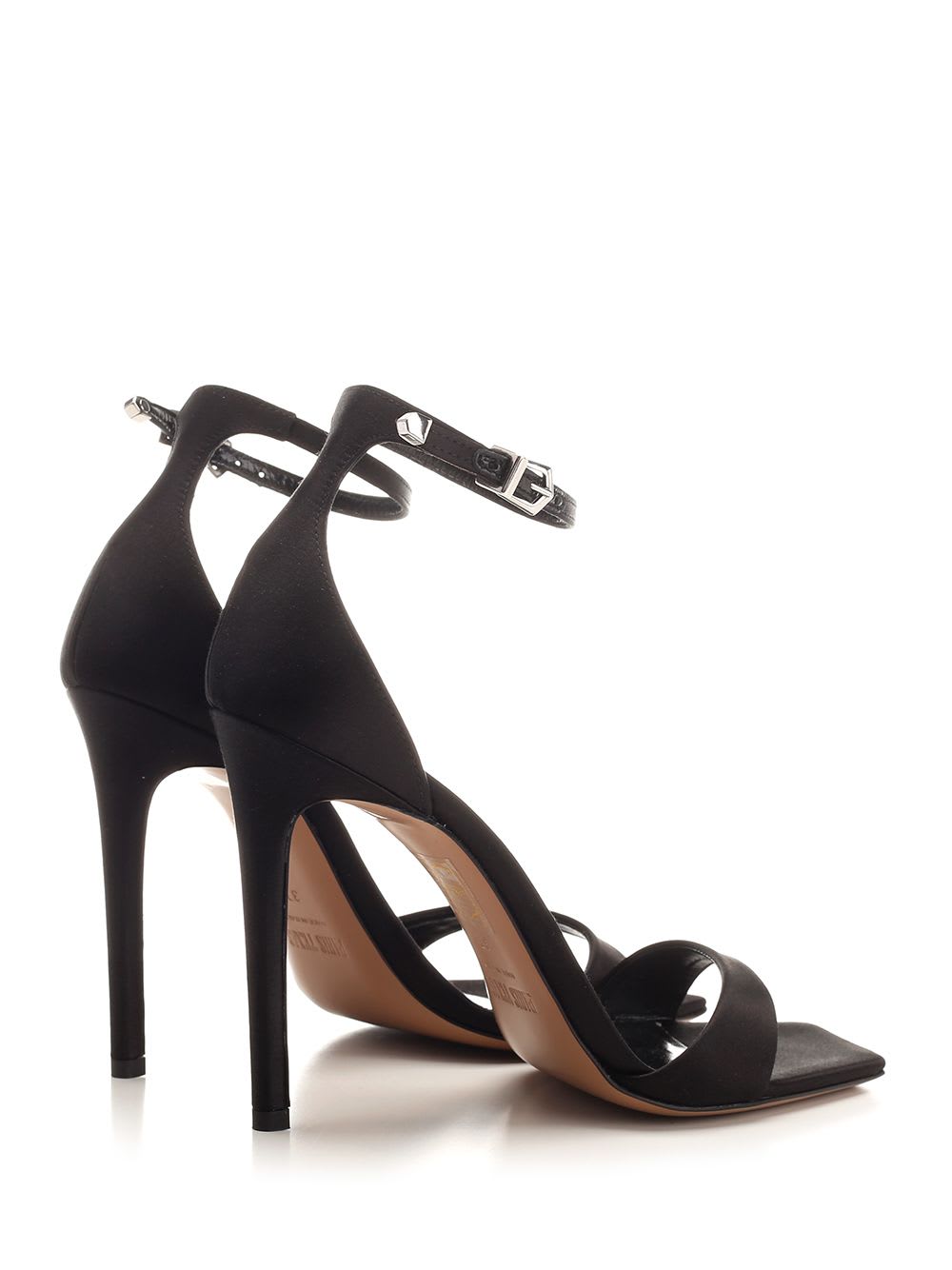 Shop Paris Texas Stiletto Heel Sandal In Black