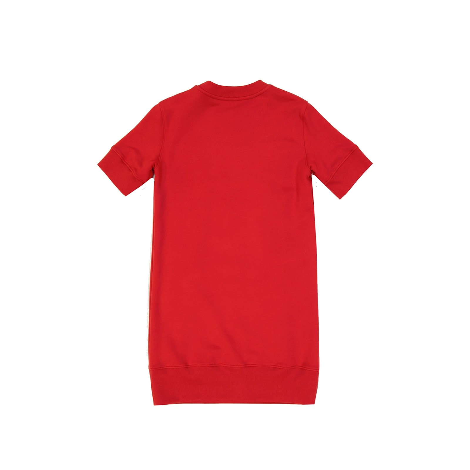 Moschino Couture Couture Cotton Teddy Dress In Red
