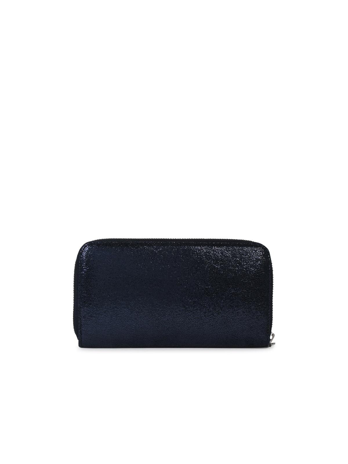 Shop Stella Mccartney Blue Recycled Polyester Wallet